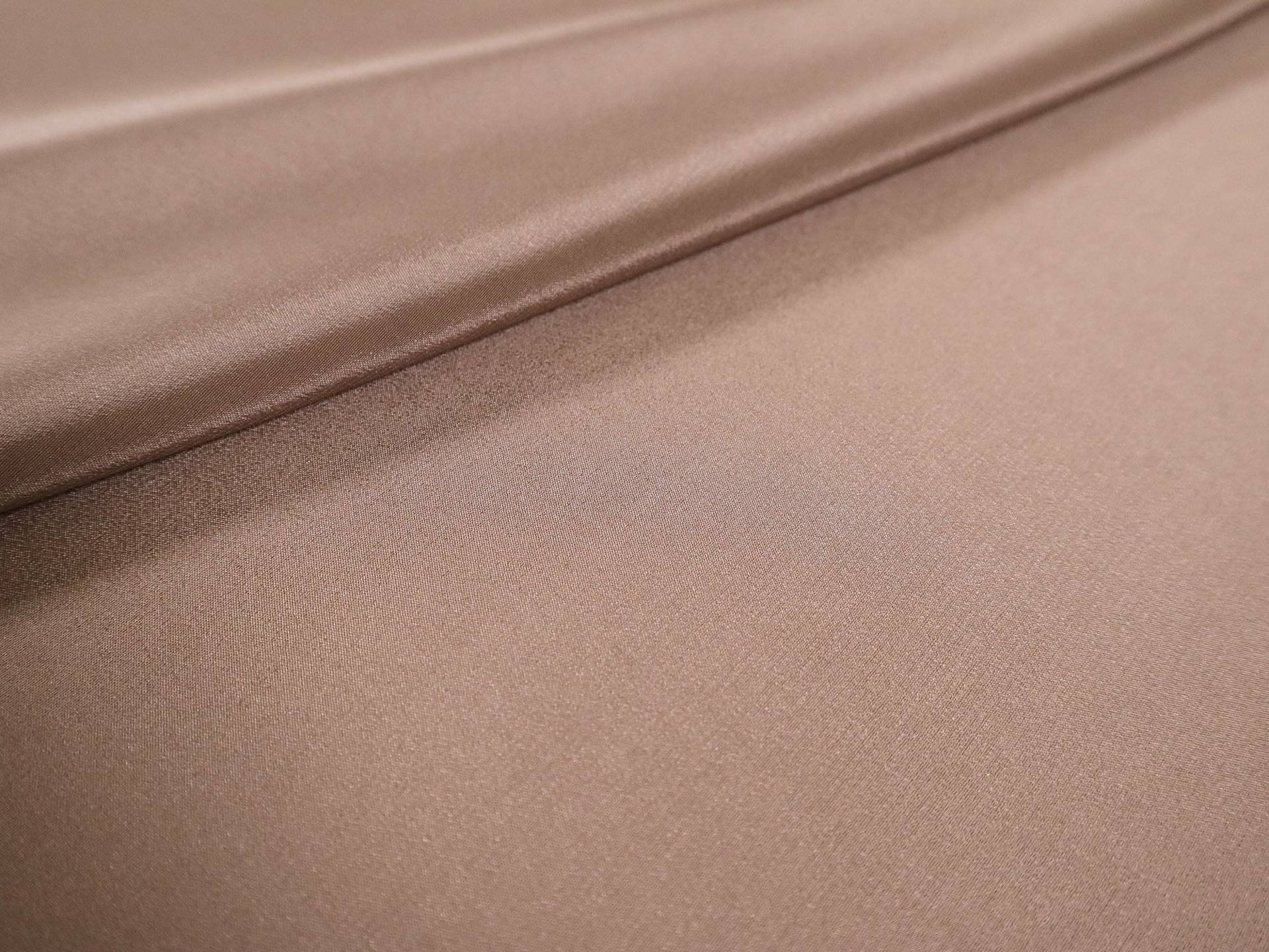 Silk Crepe de Chine in Mushroom