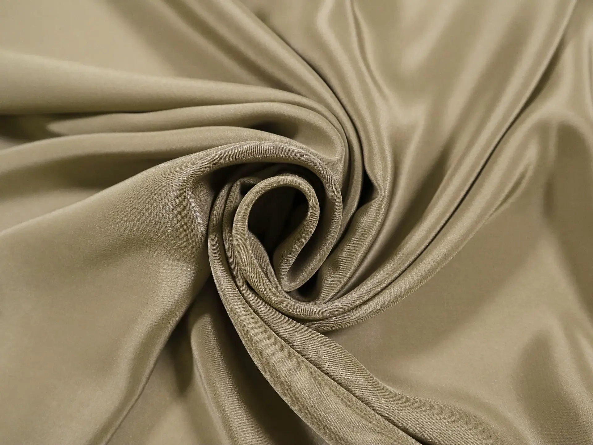 Silk Crepe de Chine in Palm