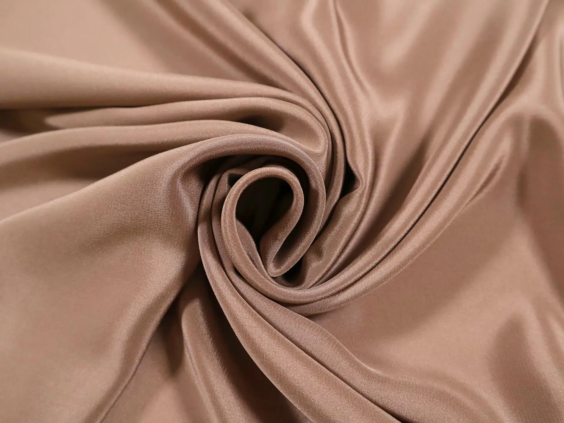 Silk Crepe de Chine in Sable