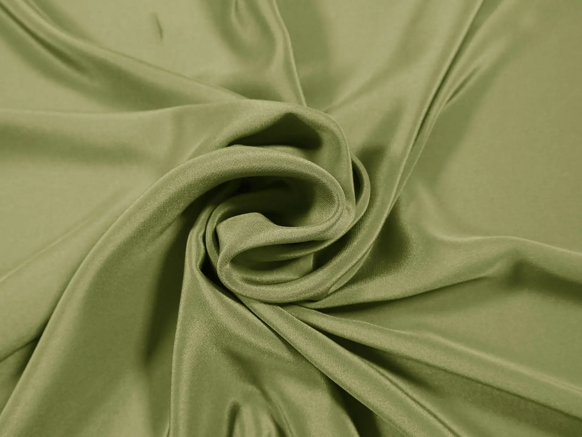 Silk Crepe de Chine in Deep Celadon