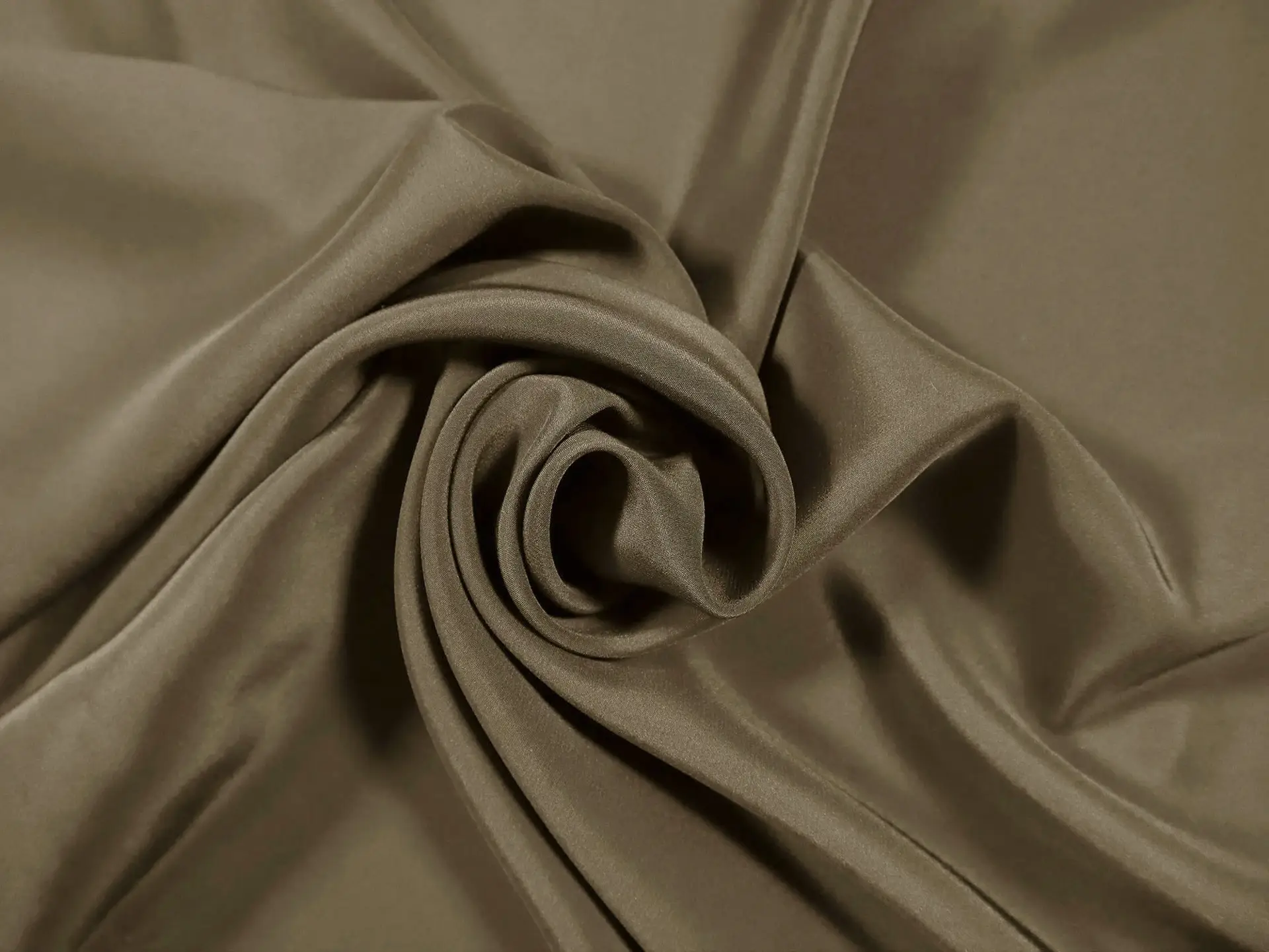 Silk Crepe de Chine in Old Palm 
