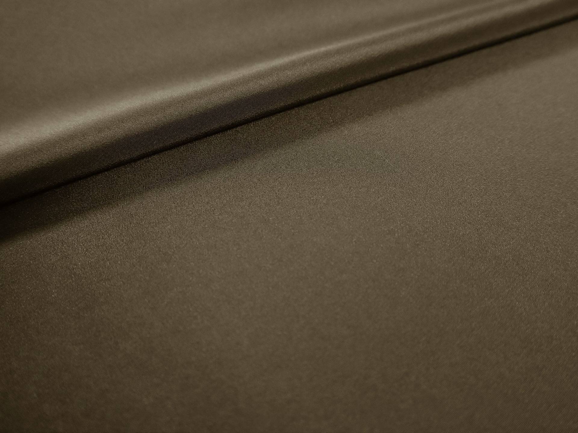 Silk Crepe de Chine in Deep Olive