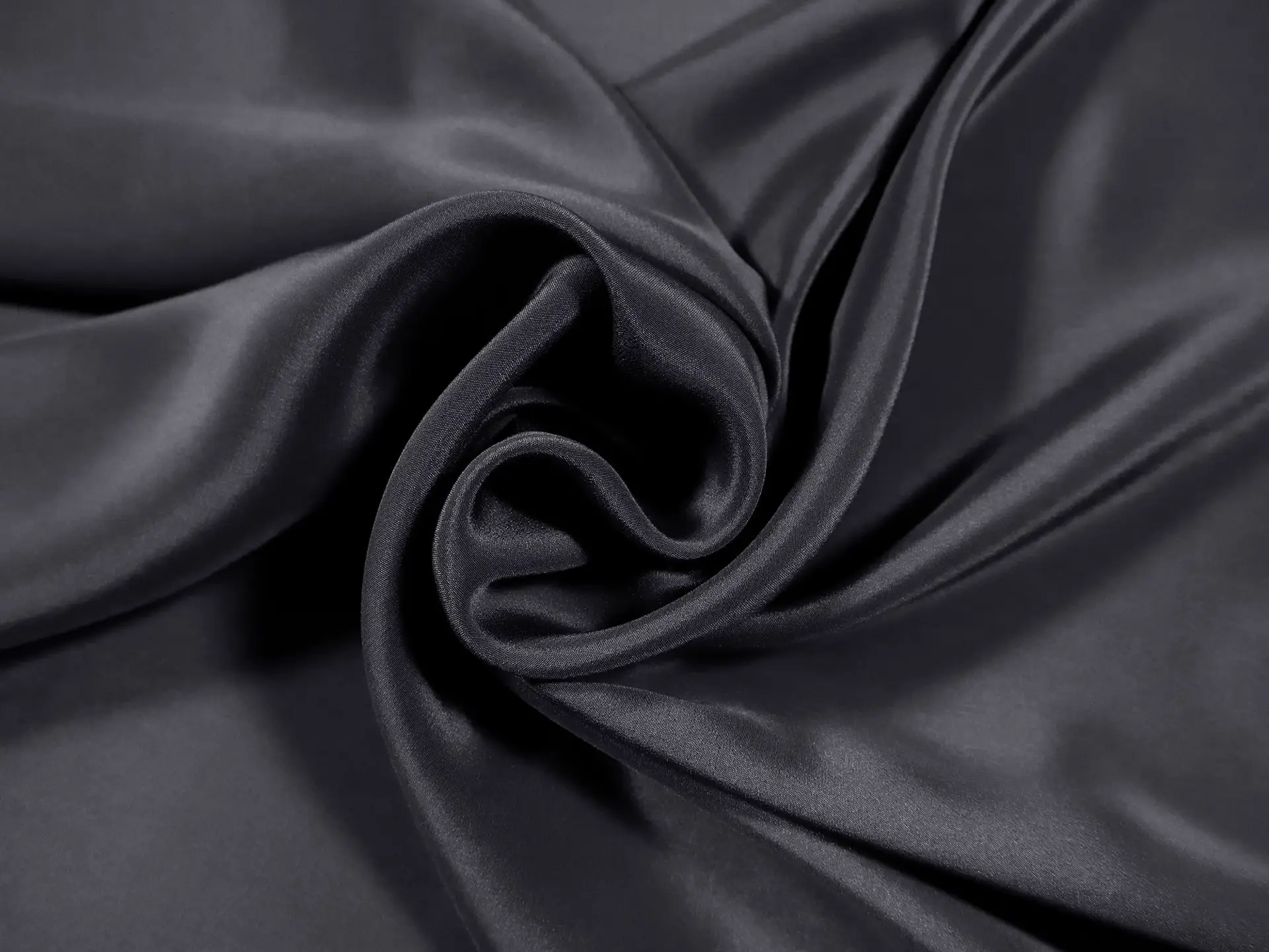 Silk Crepe de Chine in Denim