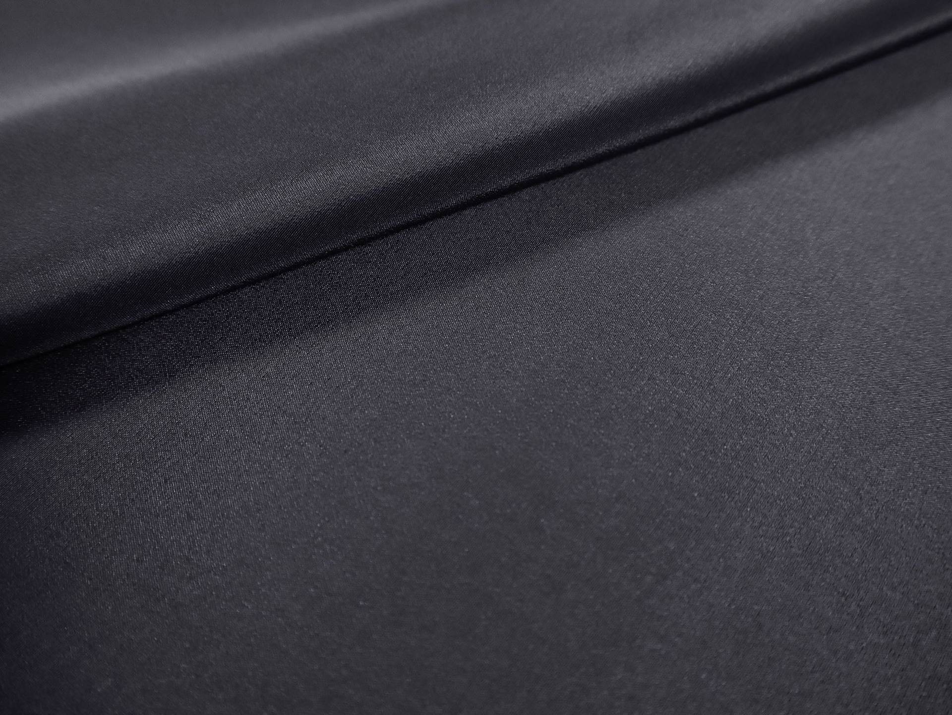 Silk Crepe de Chine in Denim