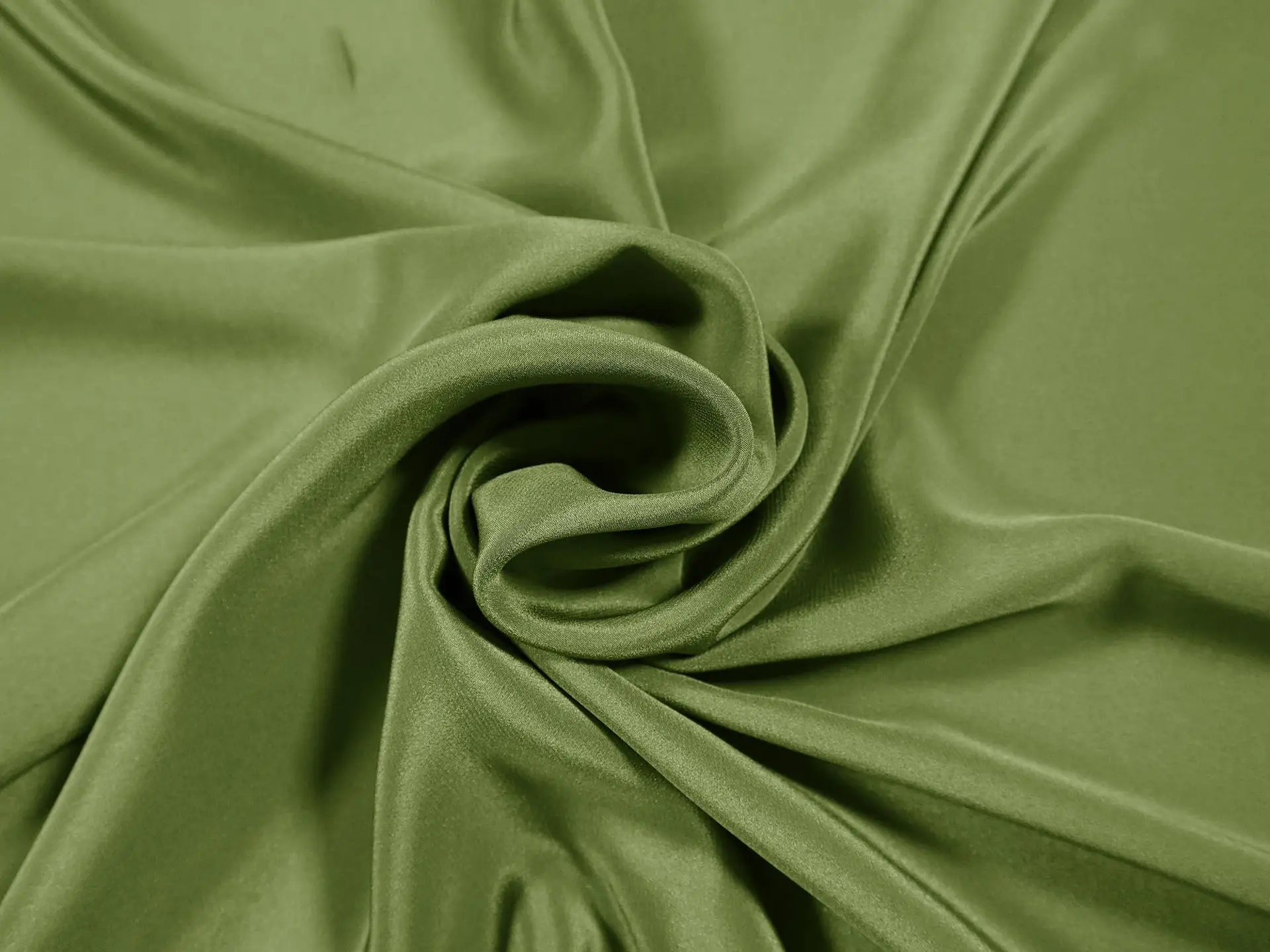 Silk Crepe de Chine in Avocado 
