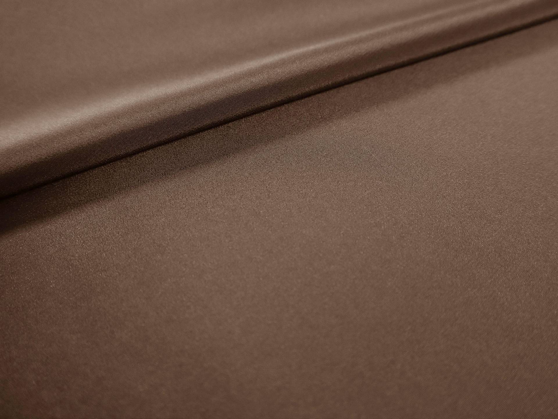 Silk Crepe de Chine in Coffee 