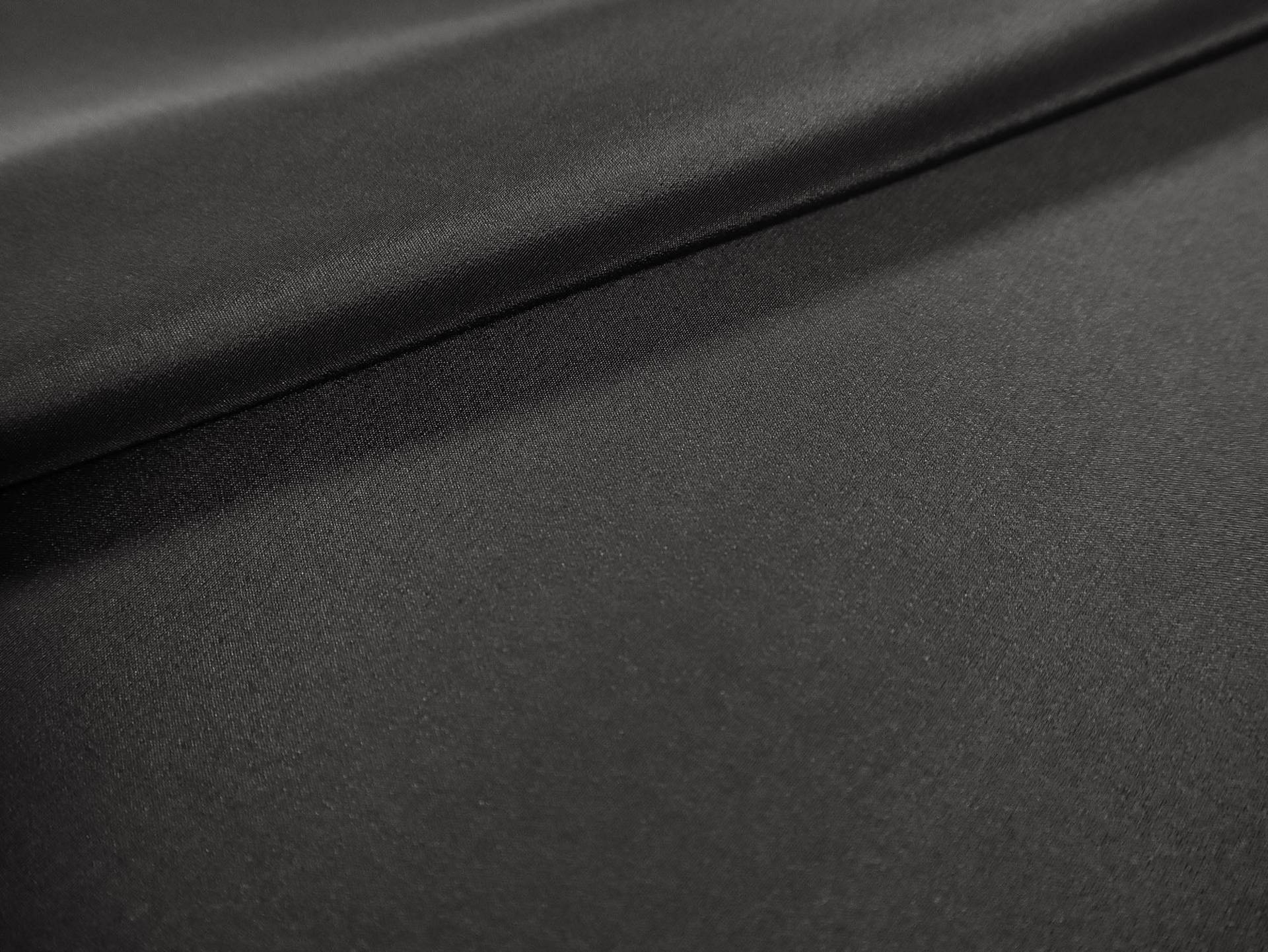 Silk Crepe de Chine in Black