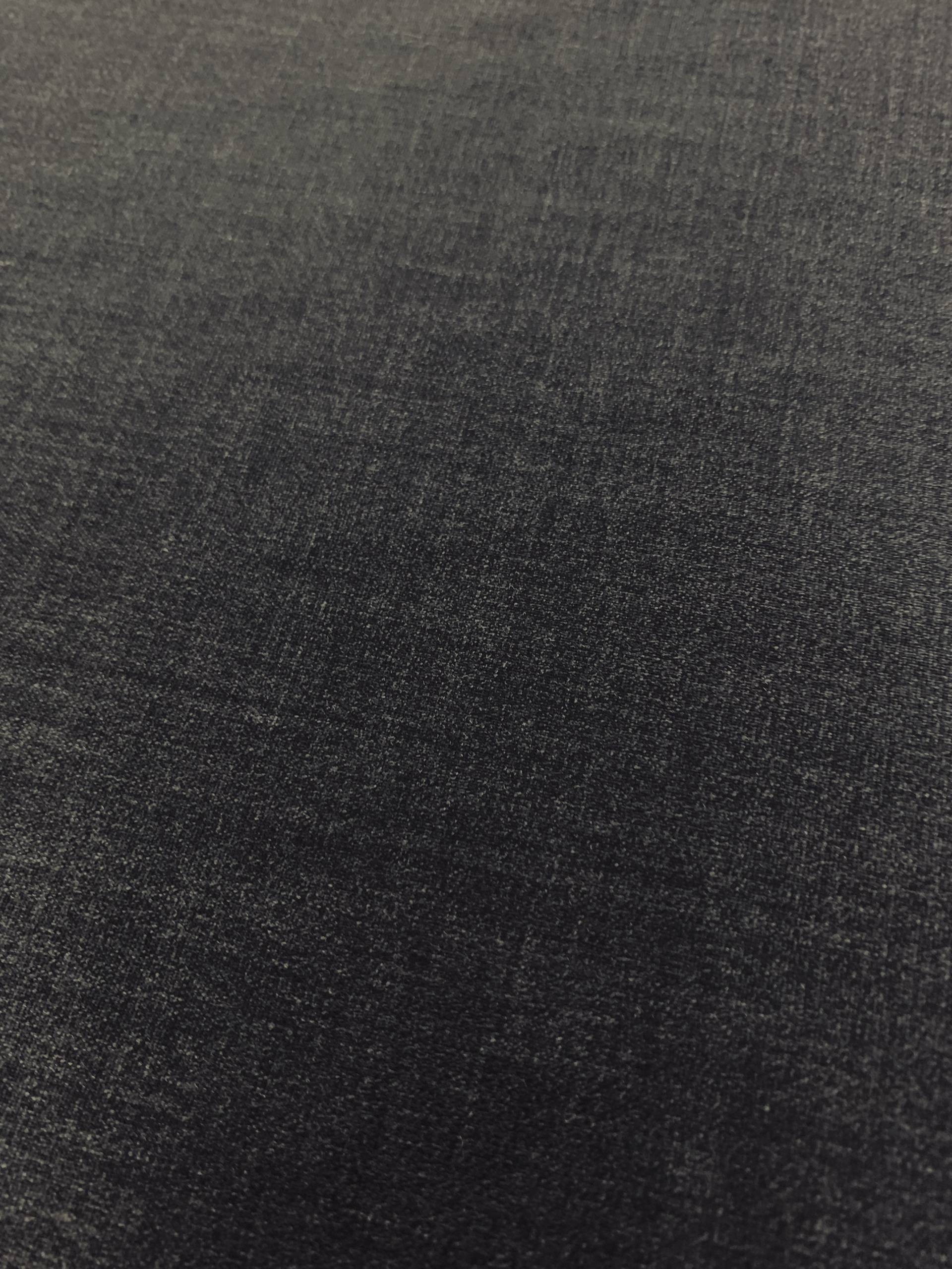 Italian Lacquered Virgin Wool Heather Charcoal Grey