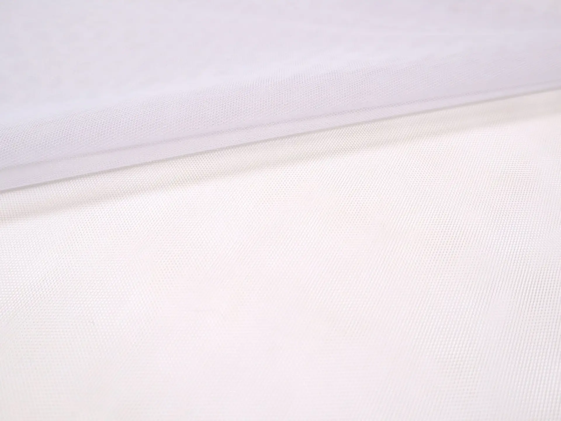 Italian Nylon Tulle in Pearl Grey