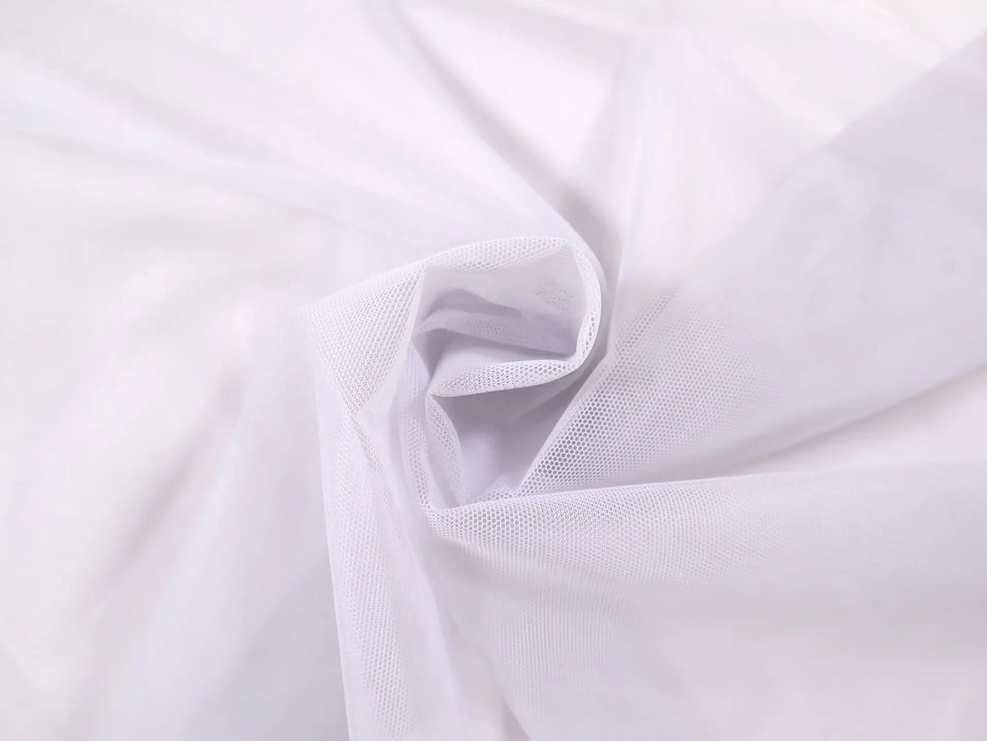 Italian Nylon Tulle in Pearl Grey