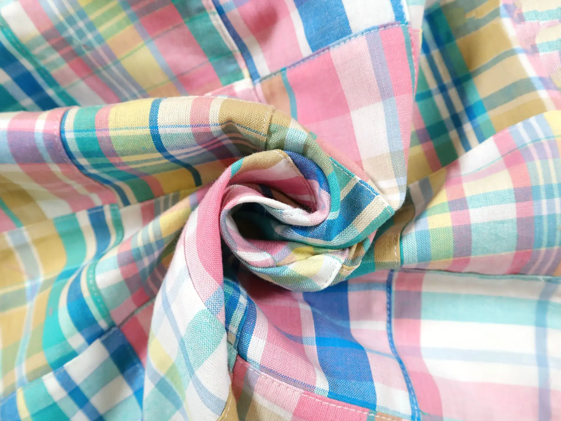 Cotton Patchwork Plaid in Sorbet