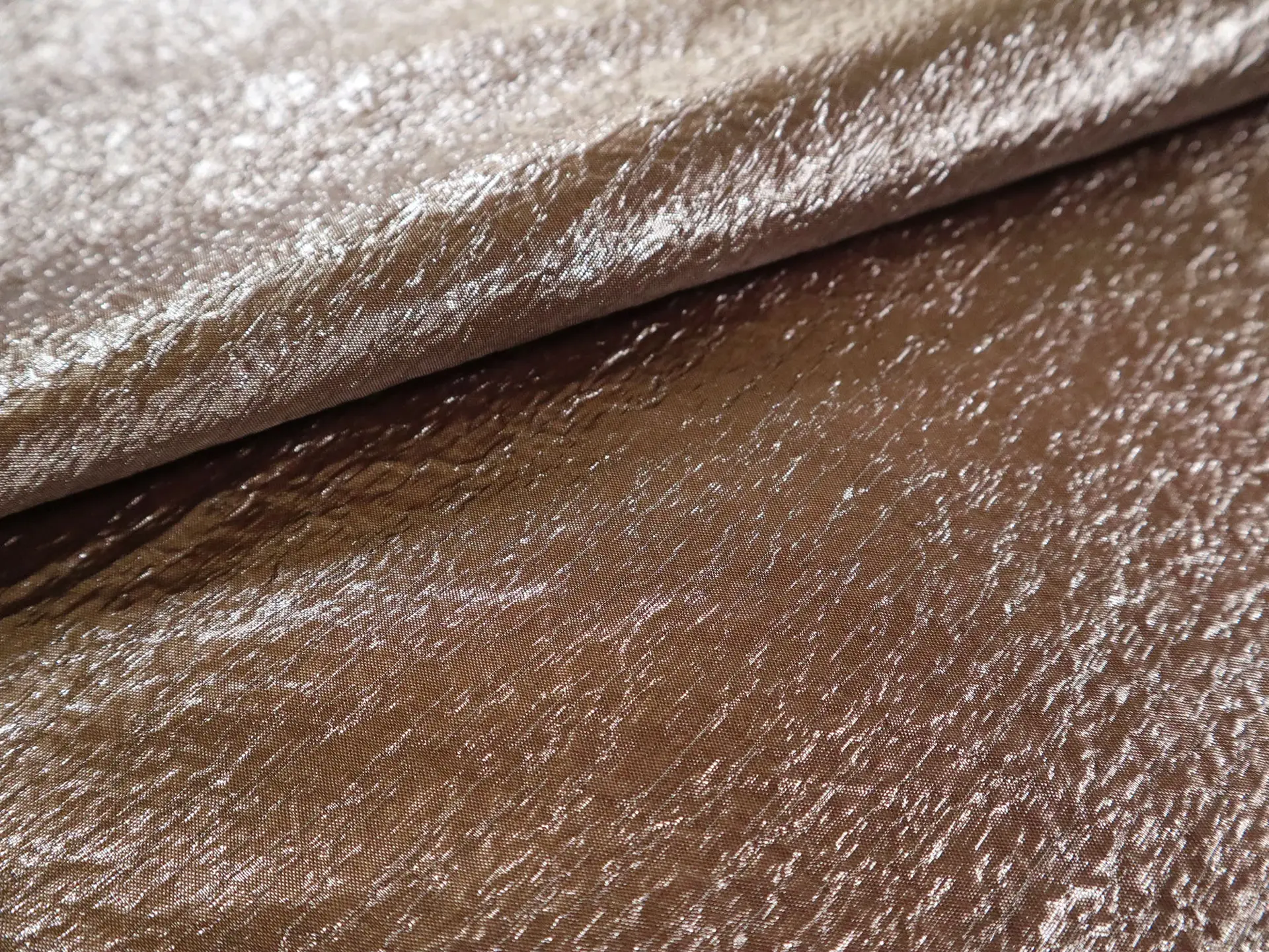 Silk Onion Skin Novelty in Brass