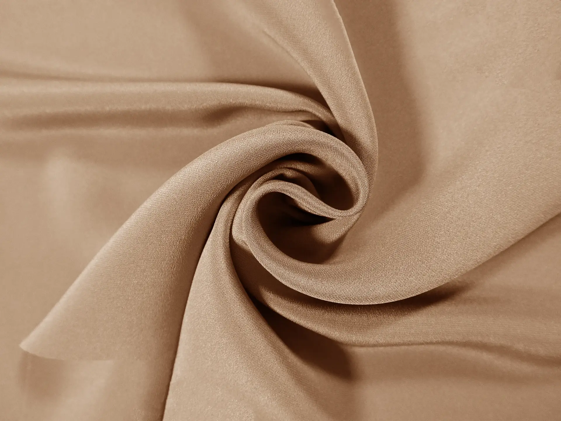 Silk 4-Ply Crepe in Tan