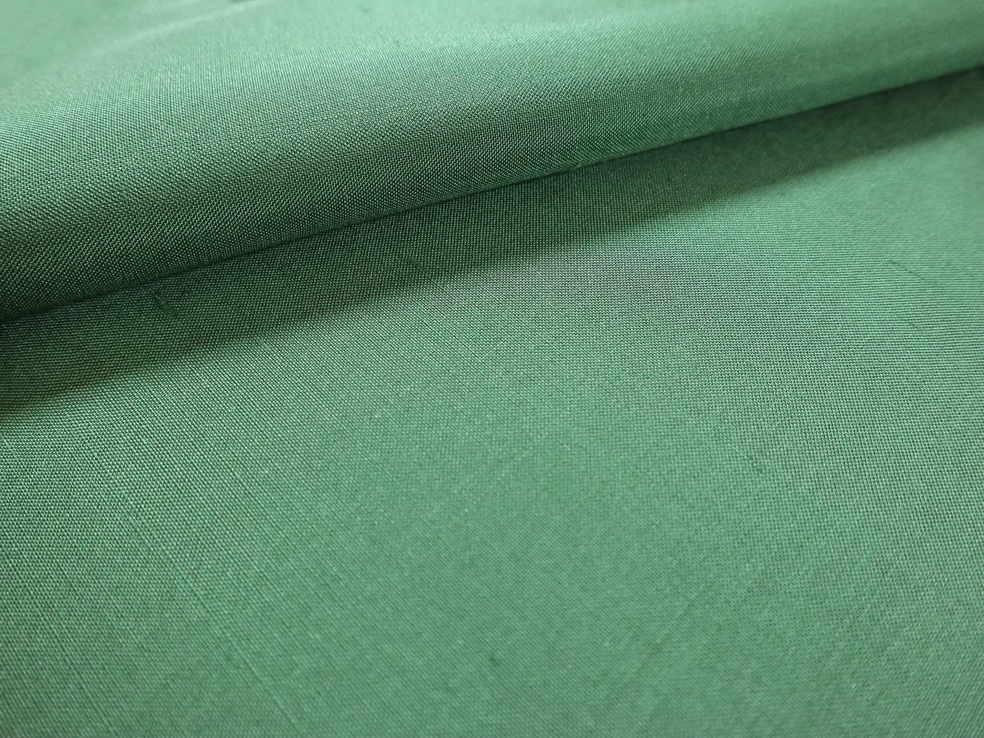 Italian Silk Douppioni in Green