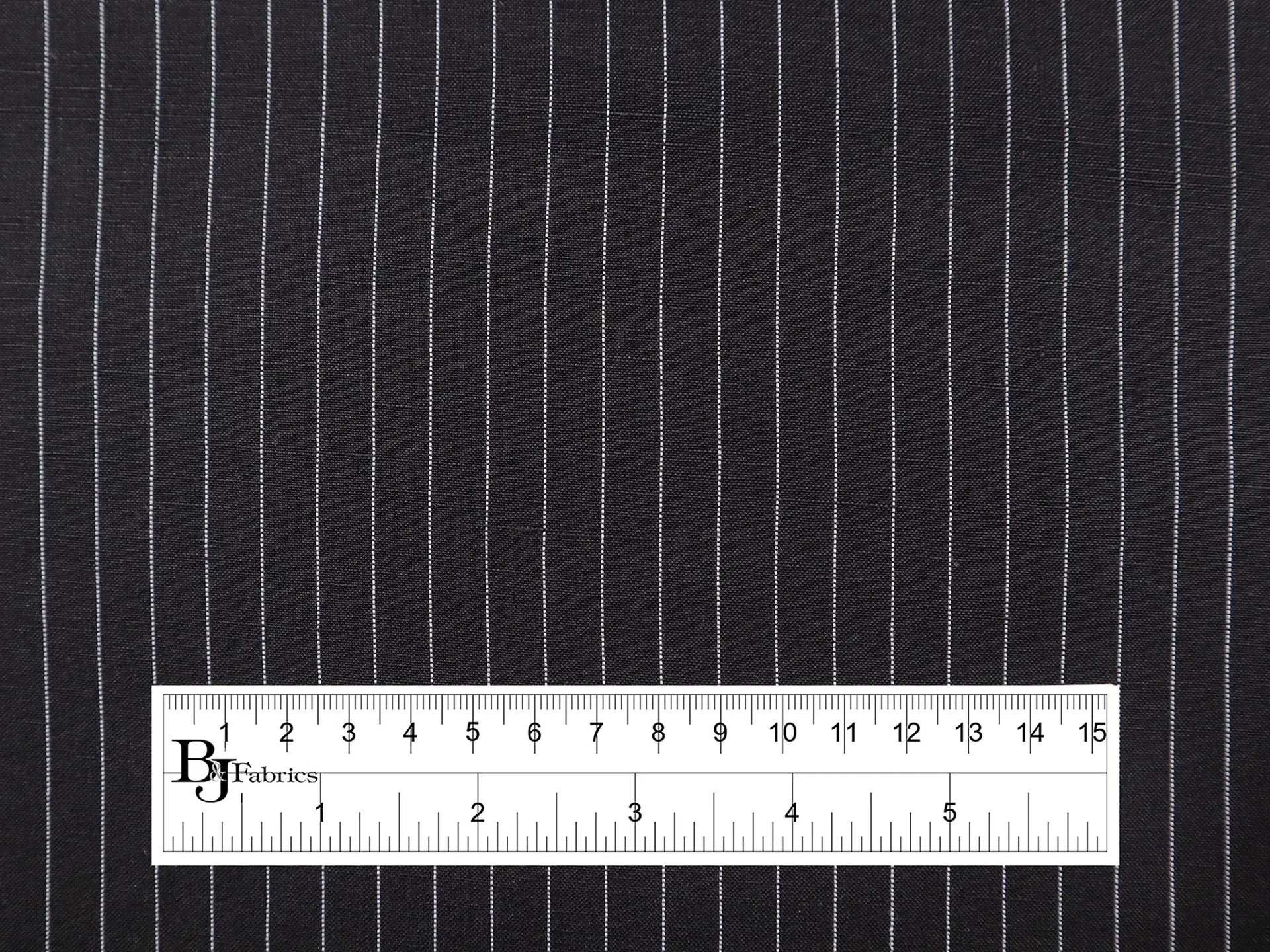 Striped Silk Douppioni in Black & White 