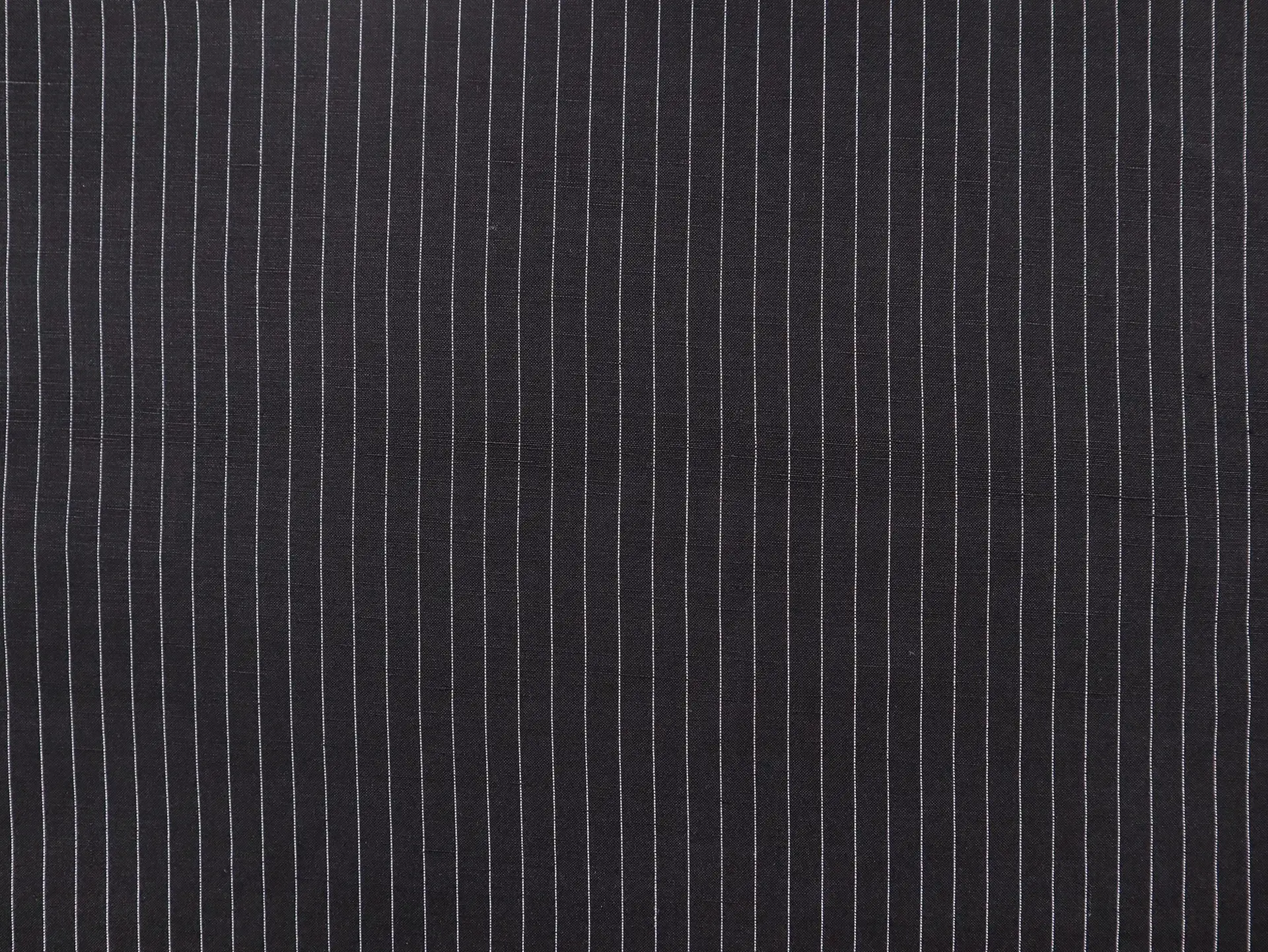 Striped Silk Douppioni in Black & White 