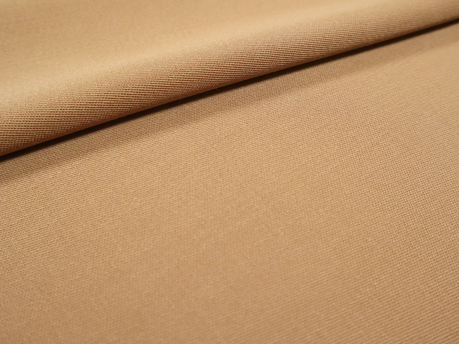 Italian Wool Covert Crepe in Tan