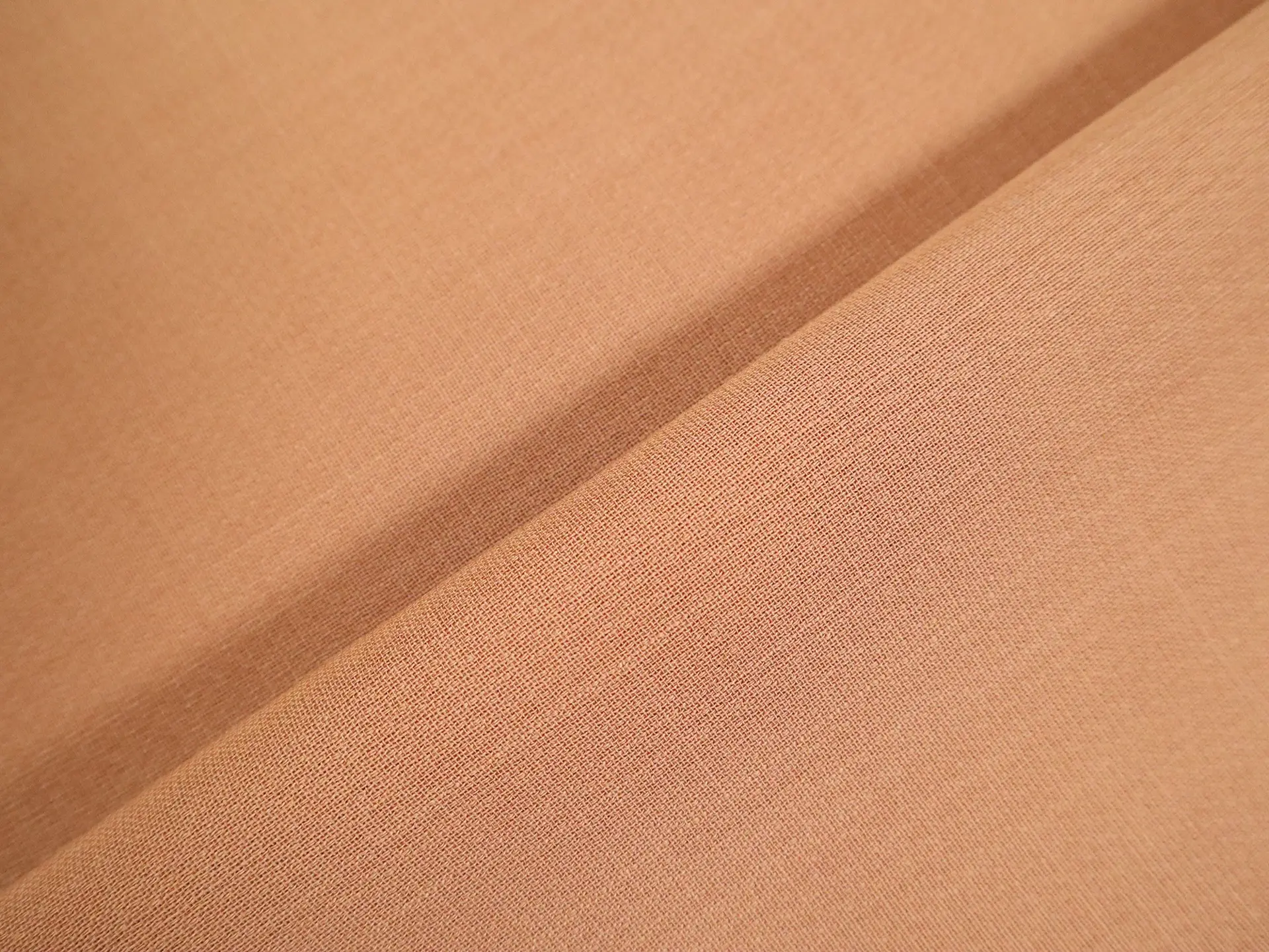 Wool Double Crepe in Caramel