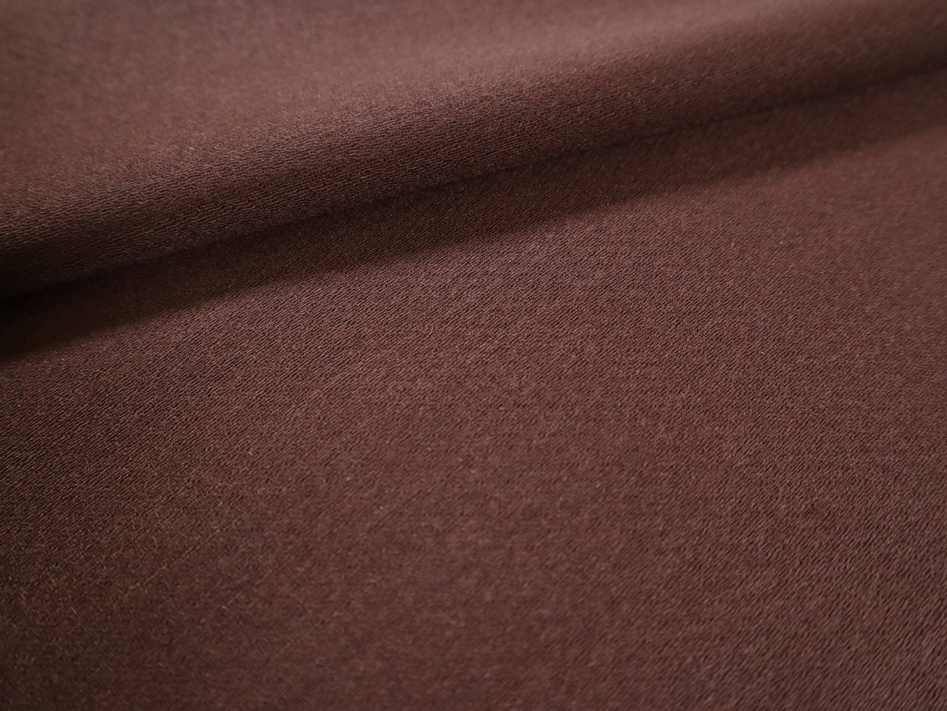Wool Satin Crepe in Maroon