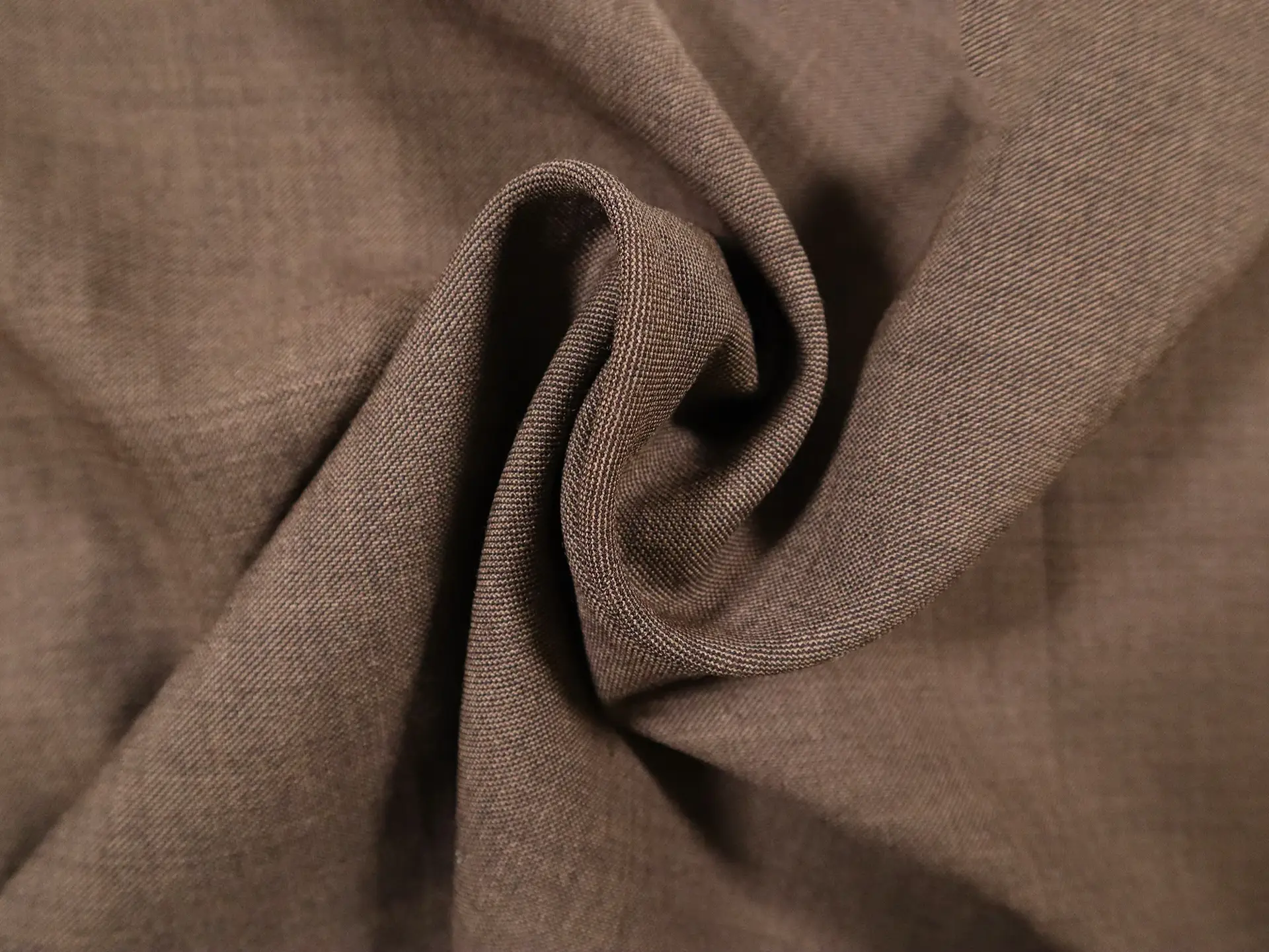 Wool Suiting in Brown