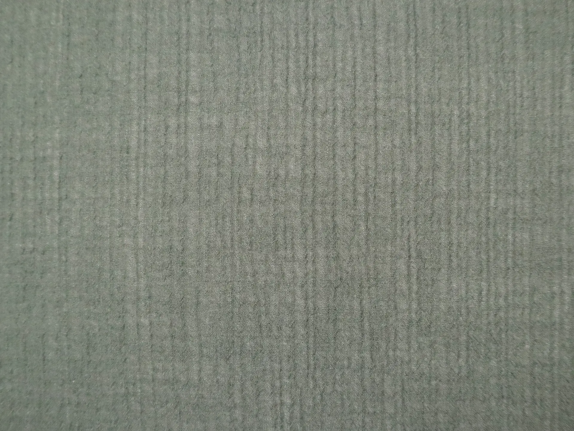Crinkled Wool Gauze in Olive Green