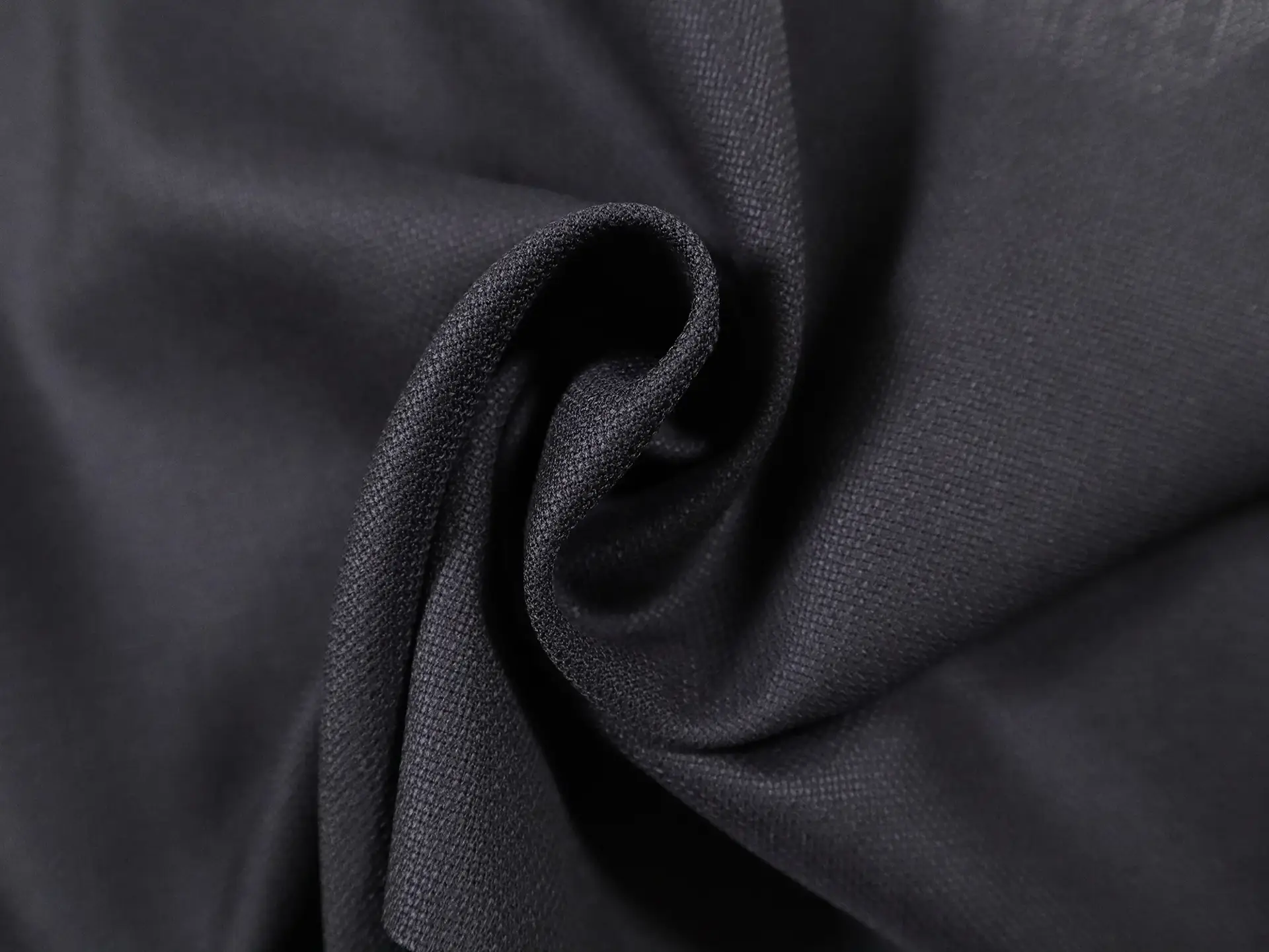 Novelty Wool Suiting in Black