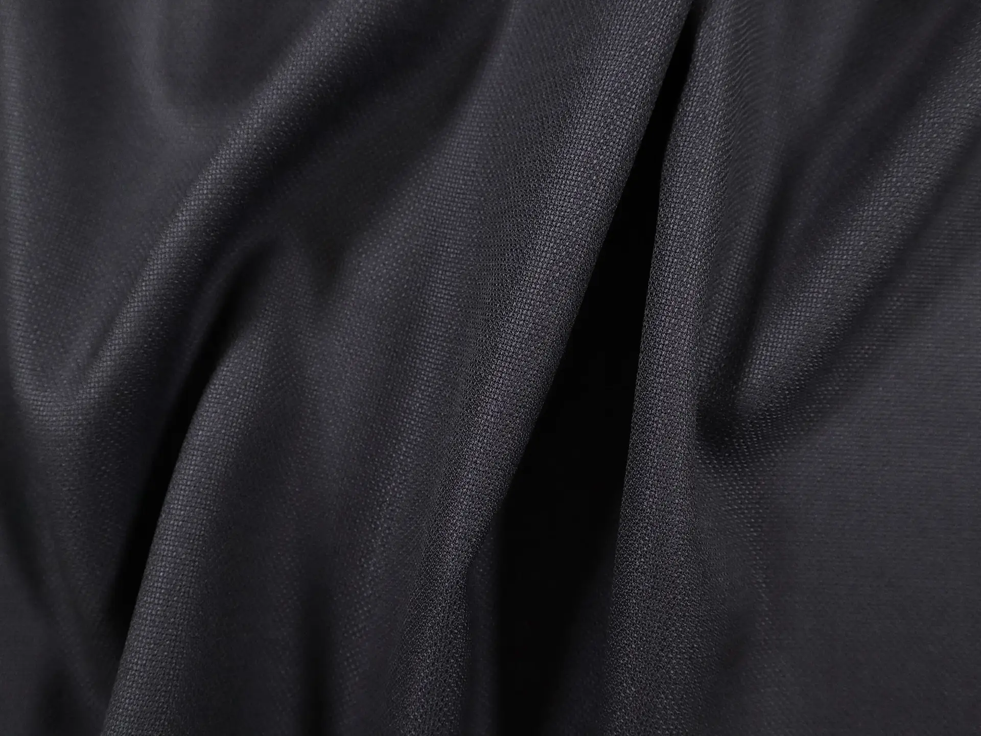 Novelty Wool Suiting in Black