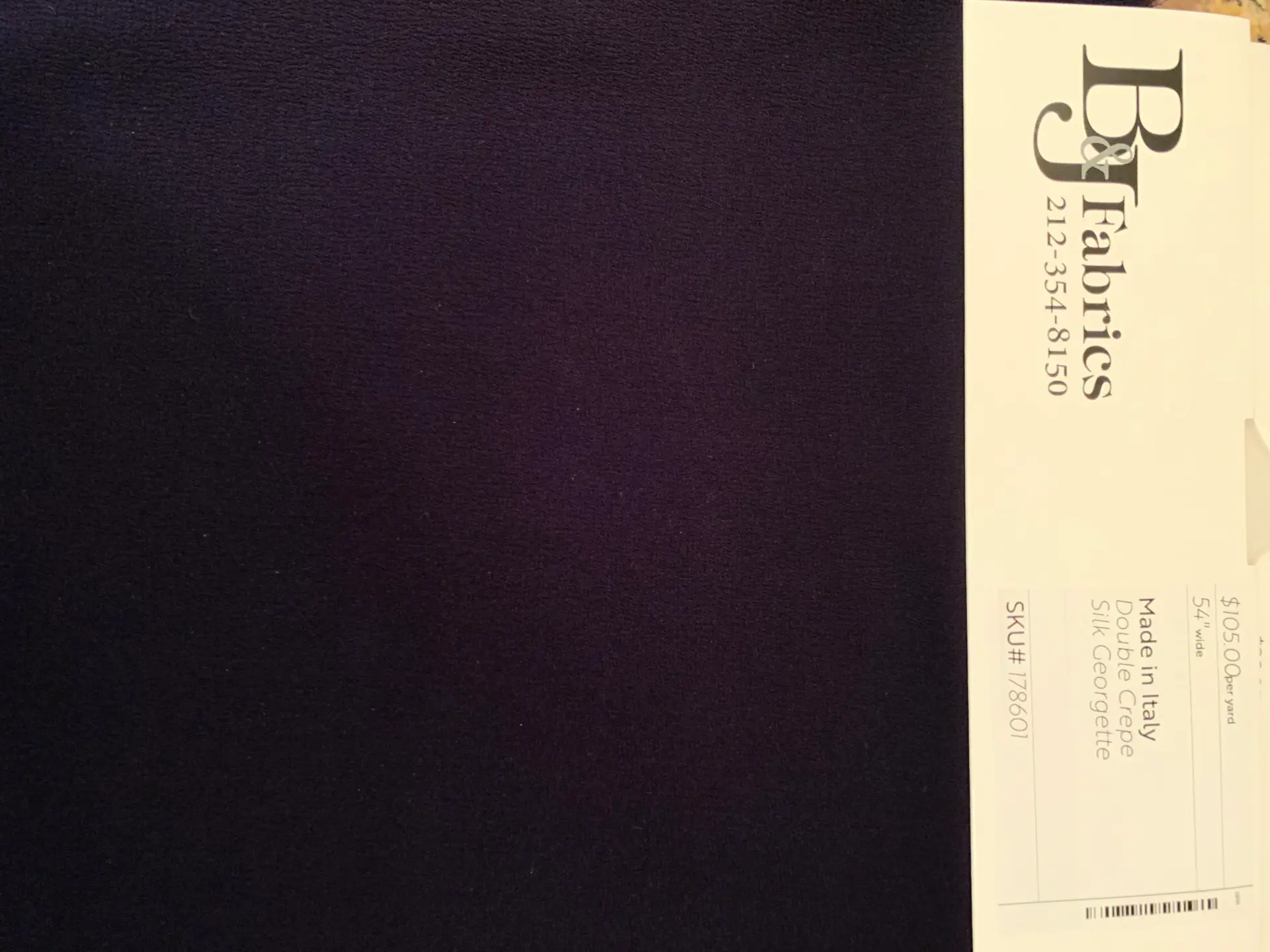 Made In Italy Double Crepe Silk Georgette