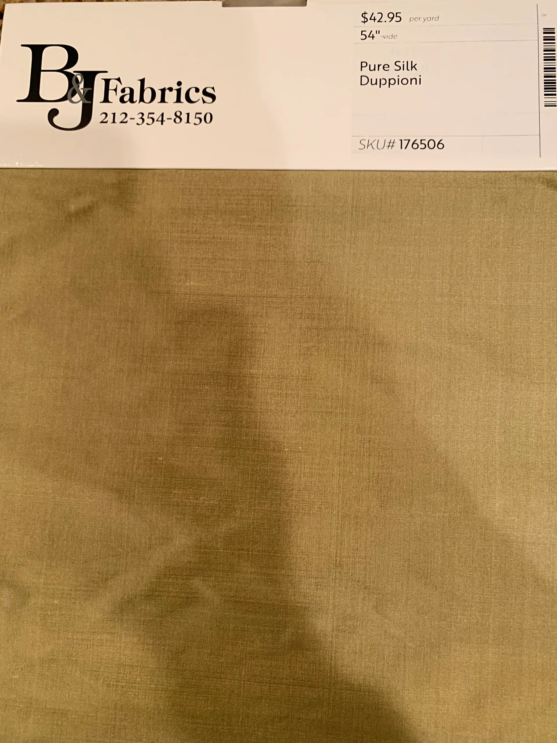 Pure Silk Duppioni