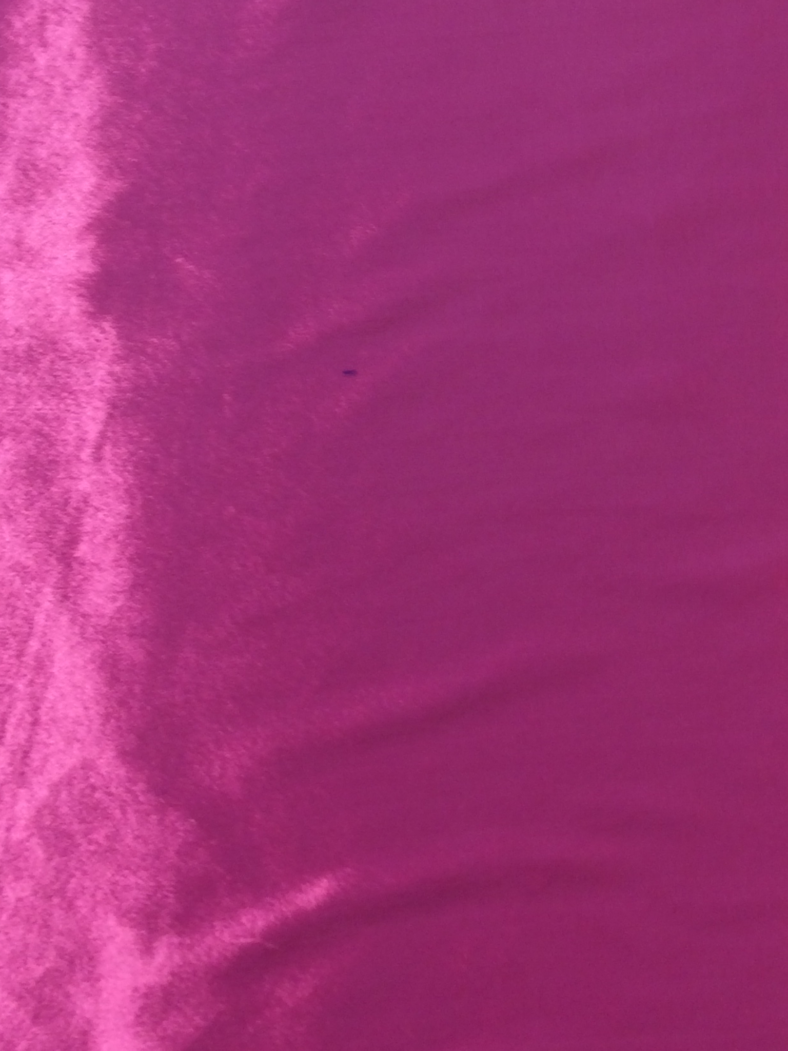 Silk and Rayon Panne' Velvet in Fuchsia