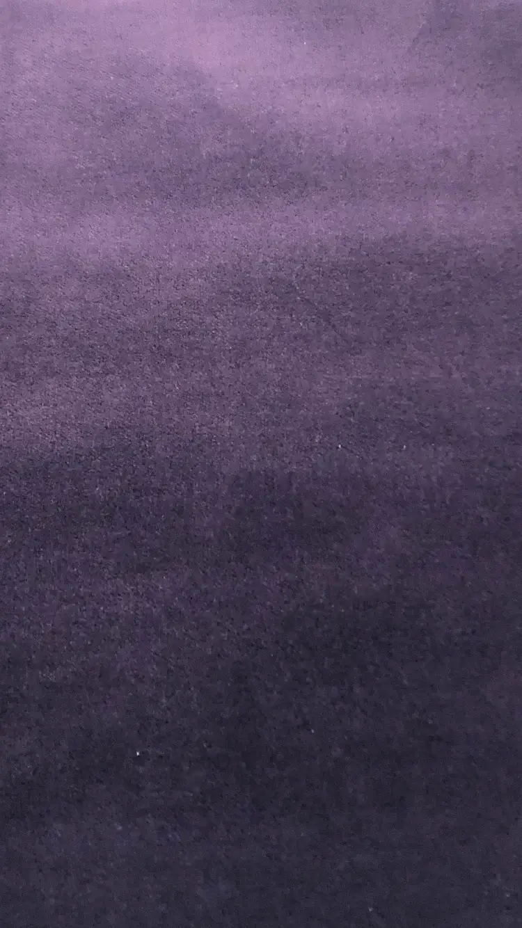 Cotton Upholstery Velvet in Deep Purple