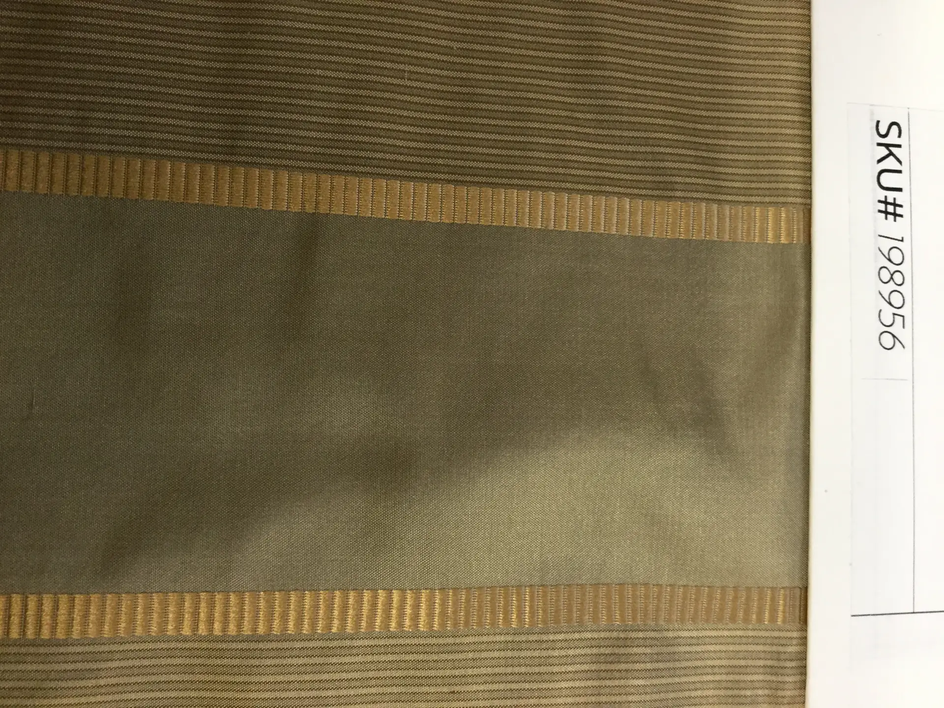 100% SILK TAFFETA STRIPE