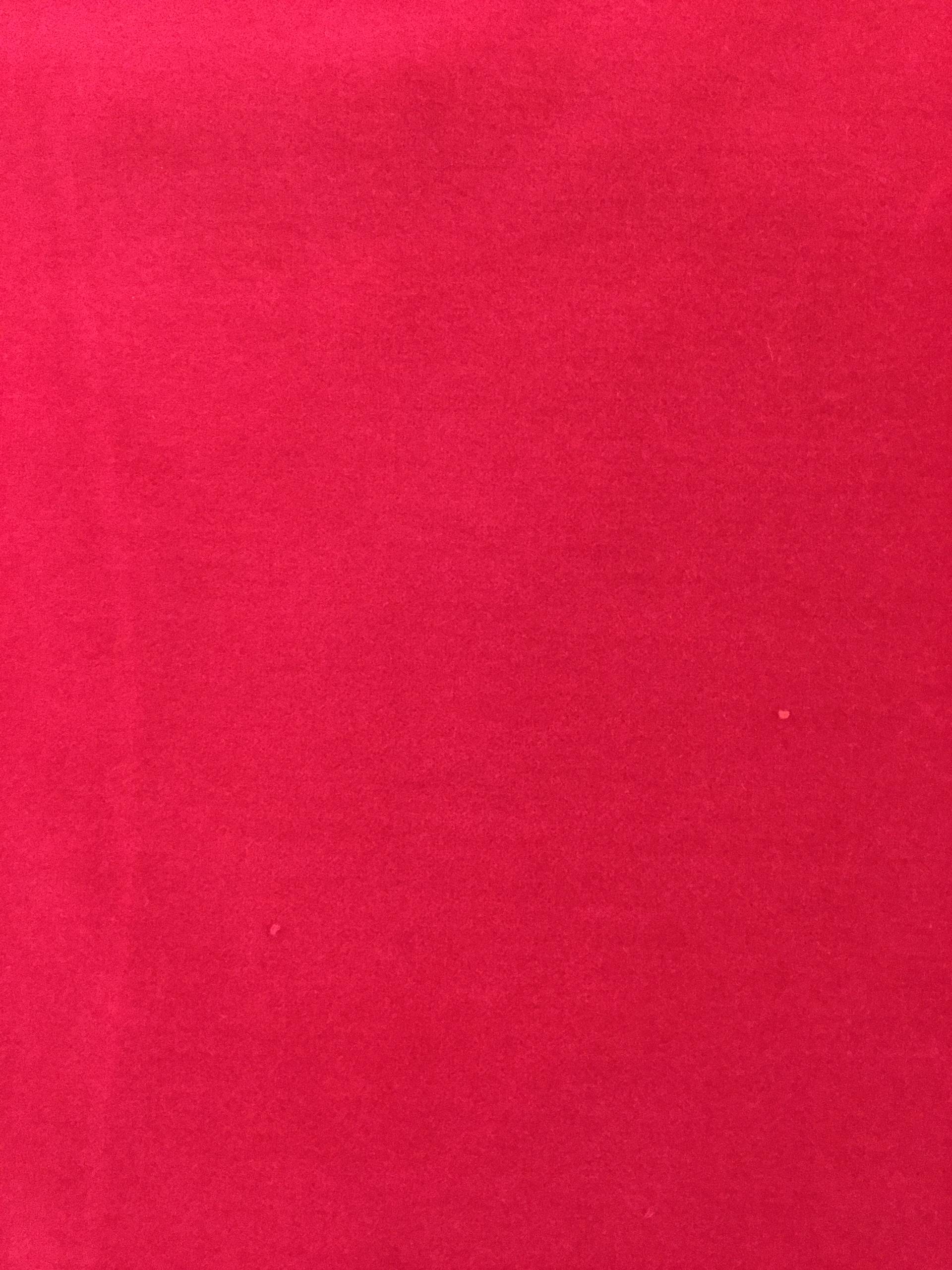 Pure Cotton Velvet in Hot Pink