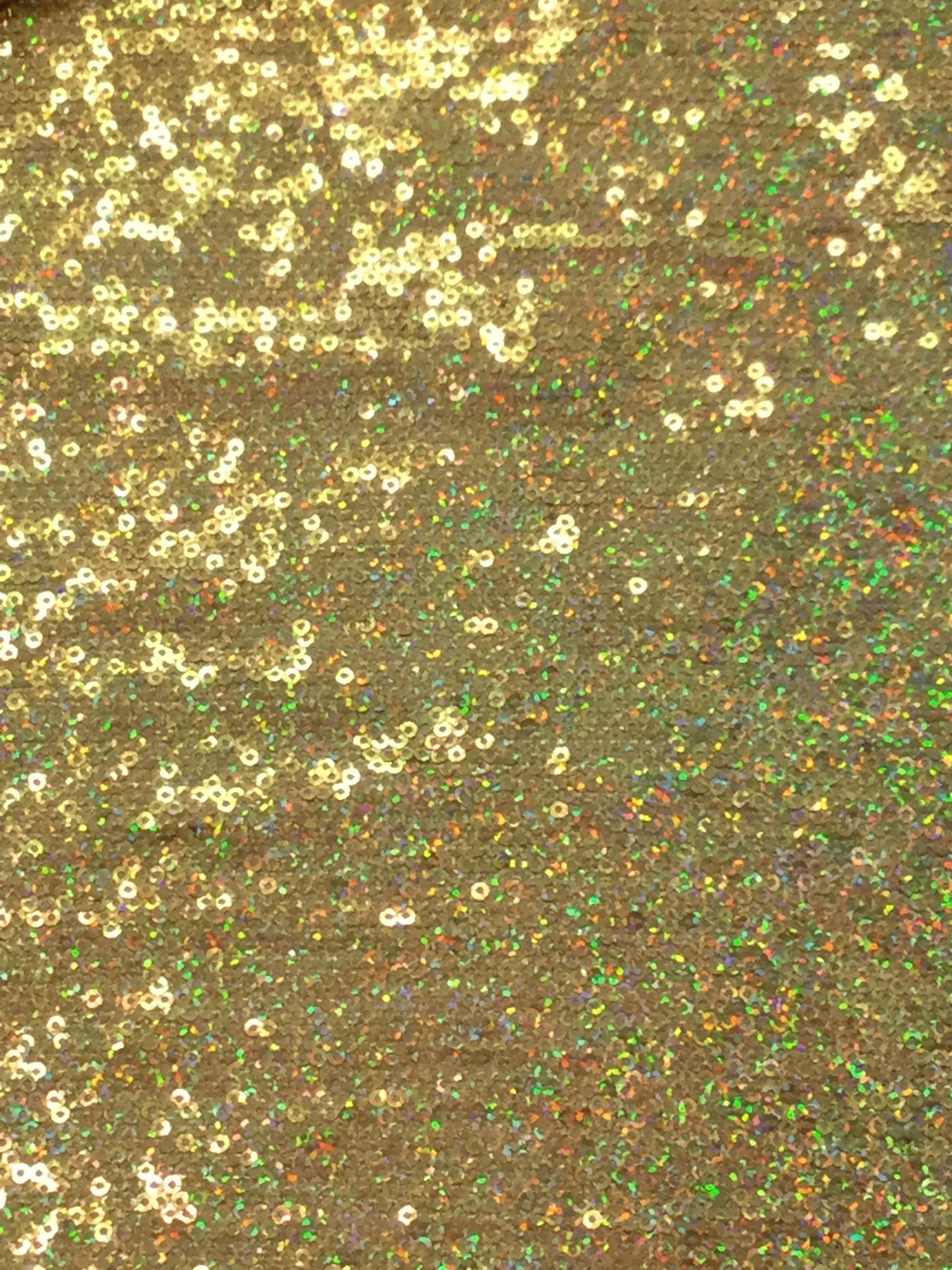 Mini Hologram Sequins on Polyester Jersey