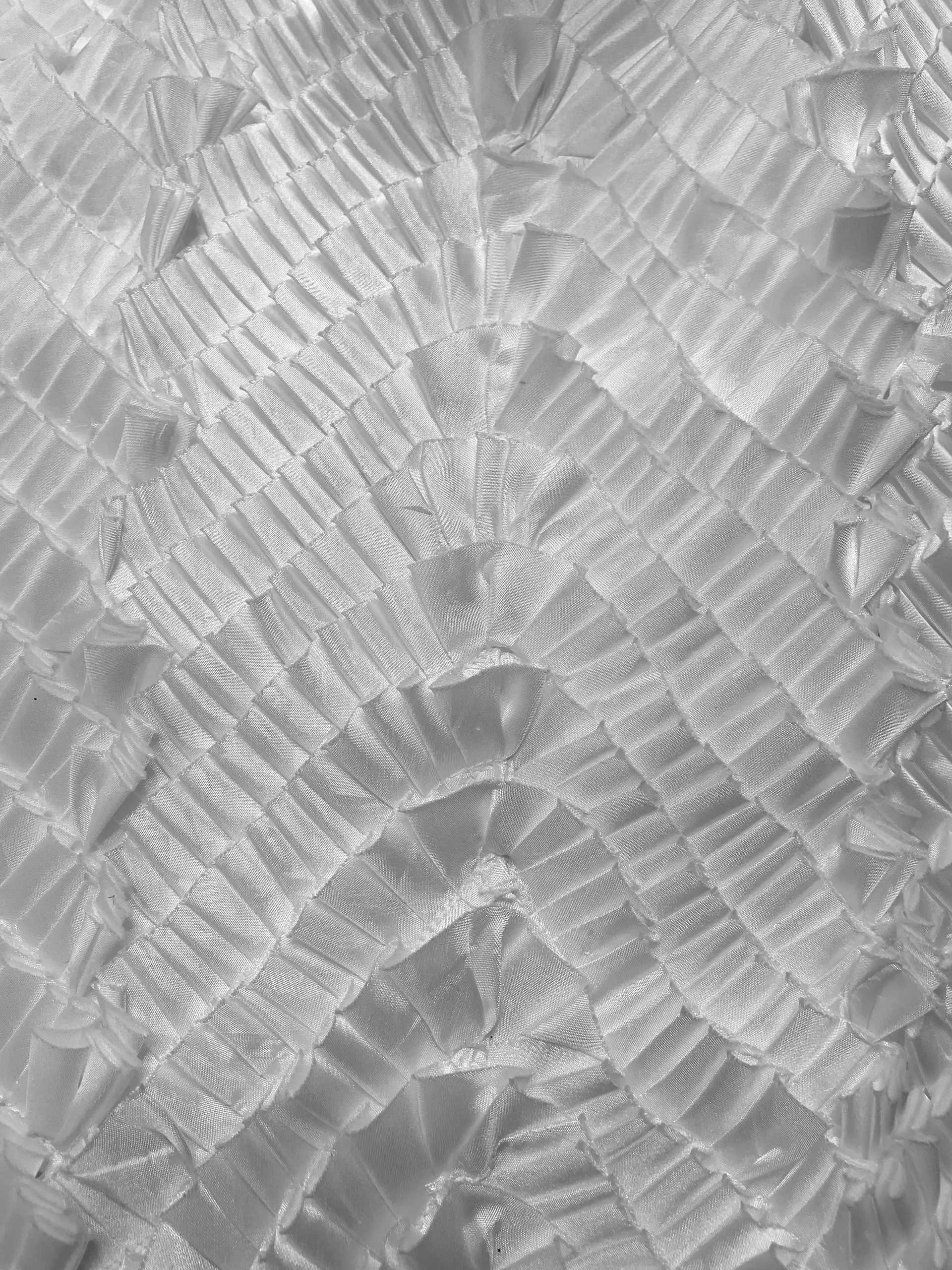 Novelty Pleated Polyester Habutai