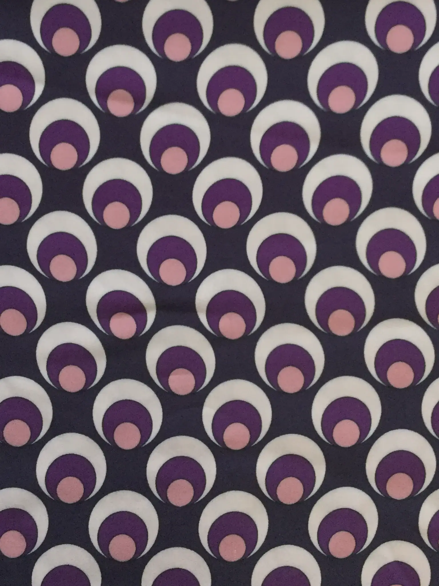 Italian Viscose Sateen Challis in Purple/Pink/Eggplant