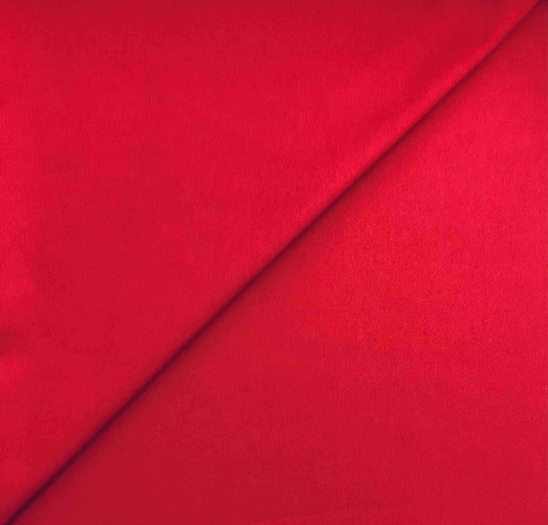 Cotton Pima Wale Pique in Red