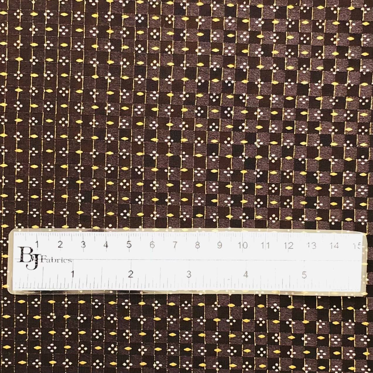 Printed Silk/Metallic Jacquard