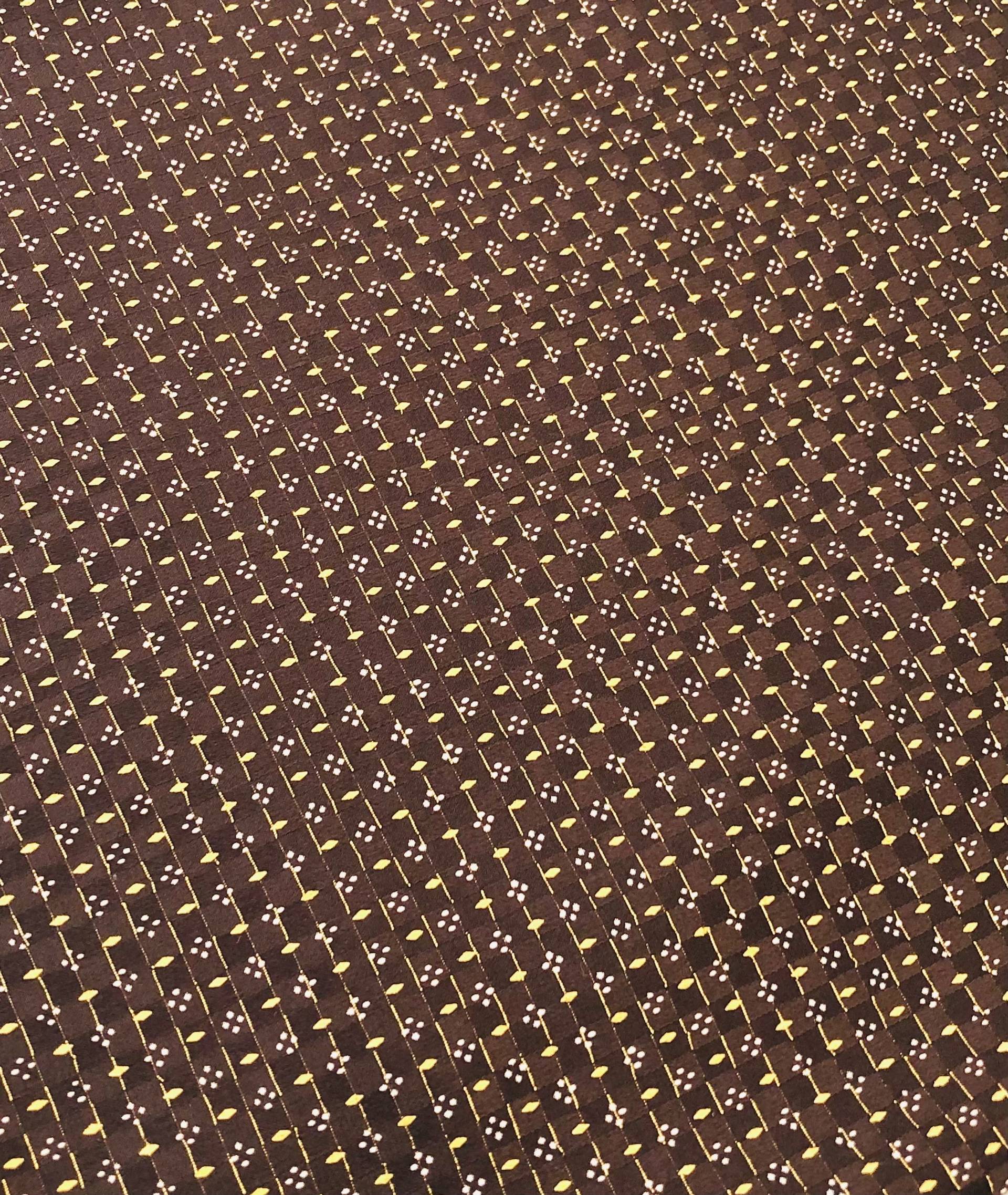 Printed Silk/Metallic Jacquard