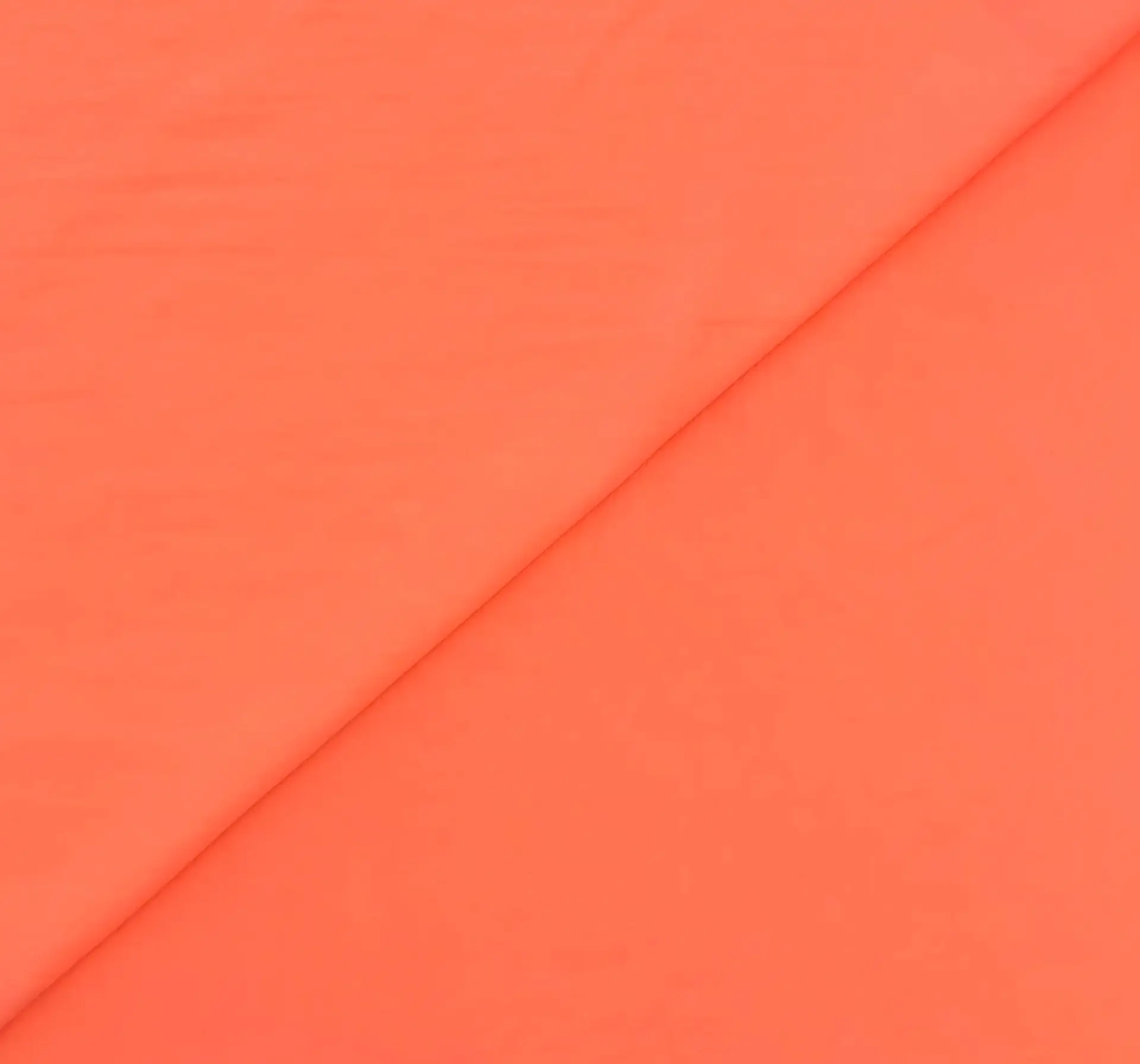 Downproof Water Resistant Taslan Nylon in Hot Coral