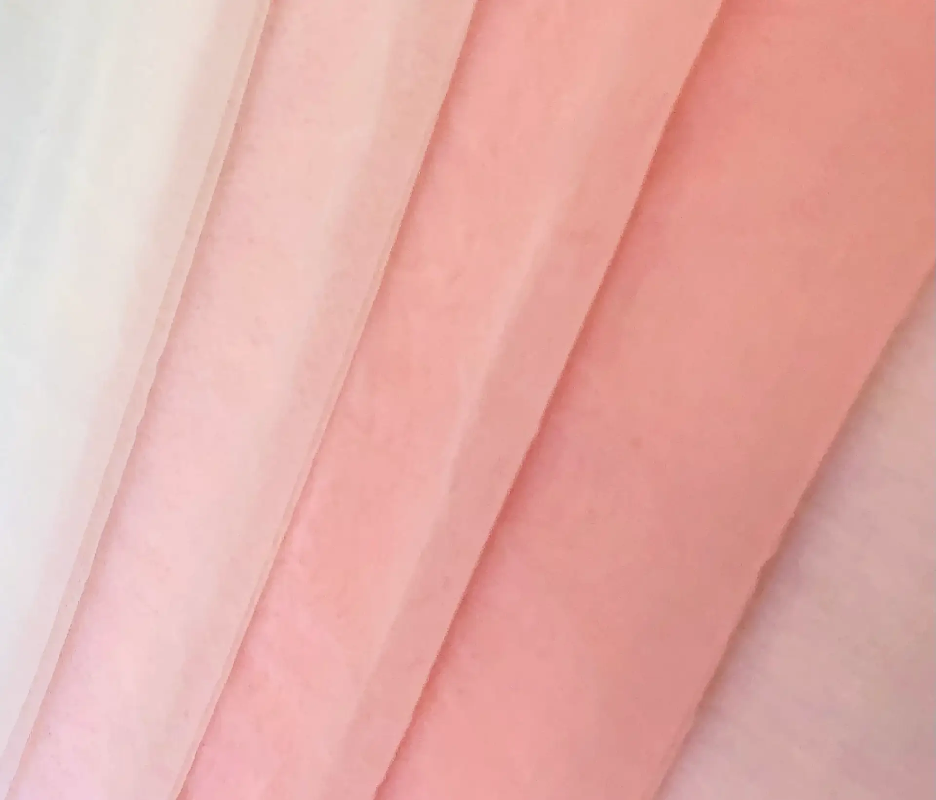 Ombre Tulle in Peach