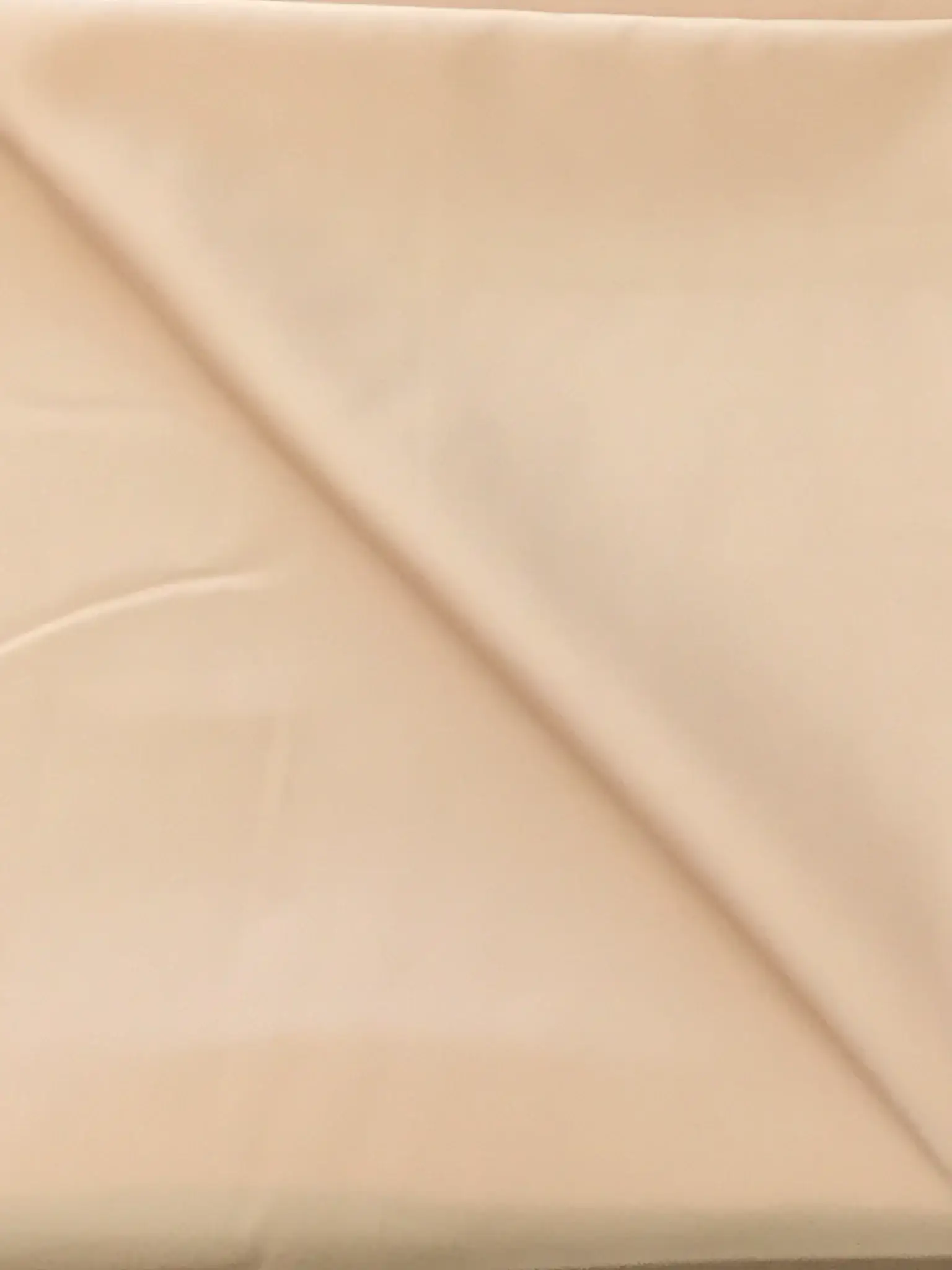Stretch Polyester Satin in Champagne