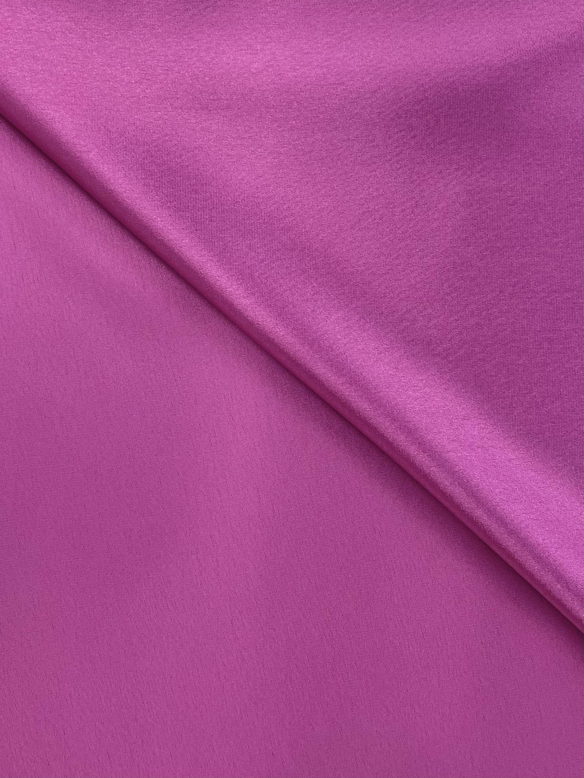 Triacetate/Poly Charmeuse in Raspberry