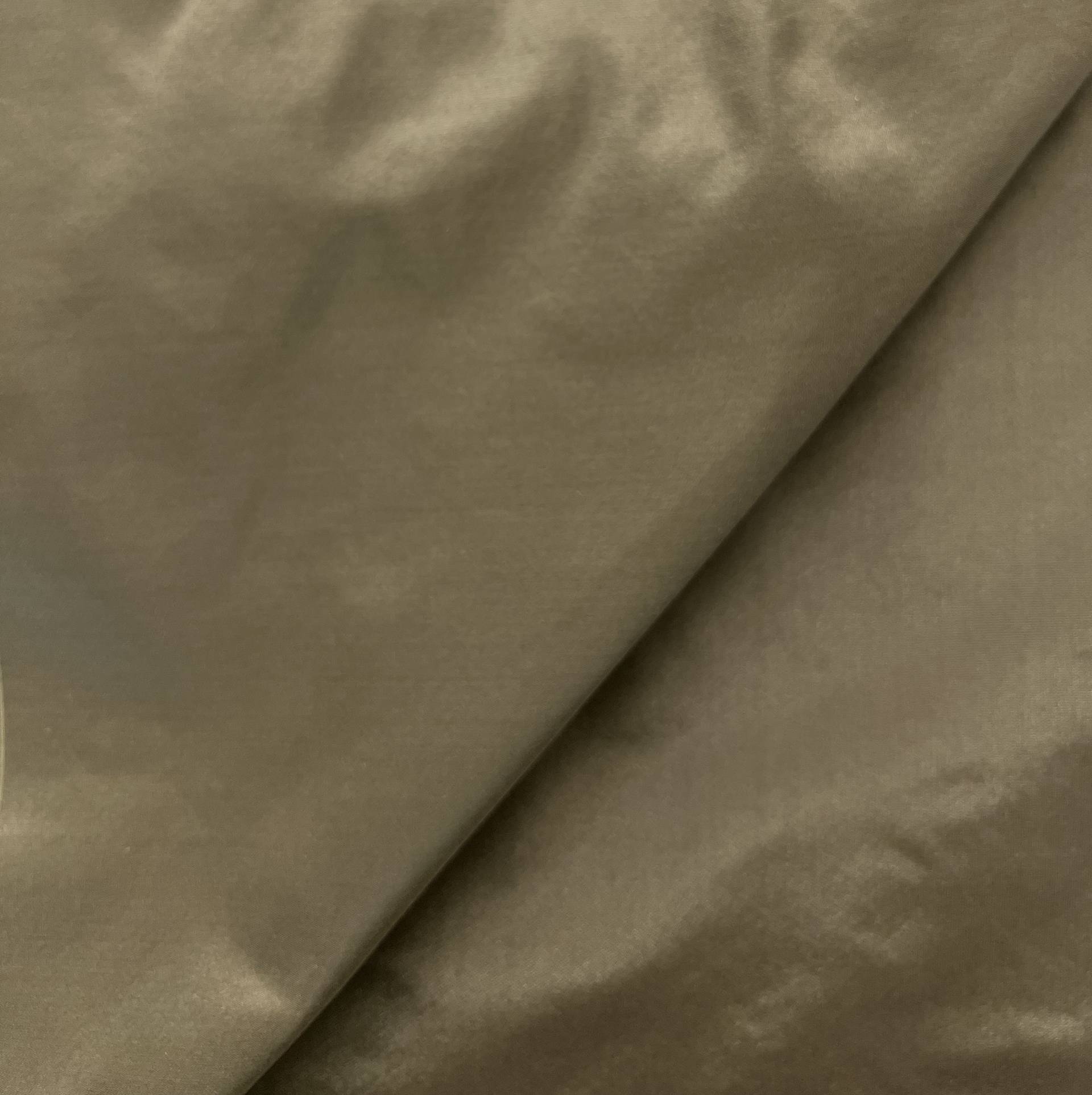 Pure Silk Taffeta in Army Green 