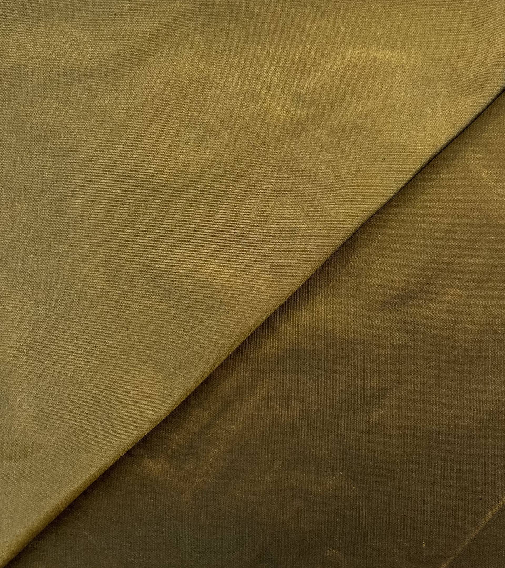Iridescent Silk Taffeta in Gold/Black