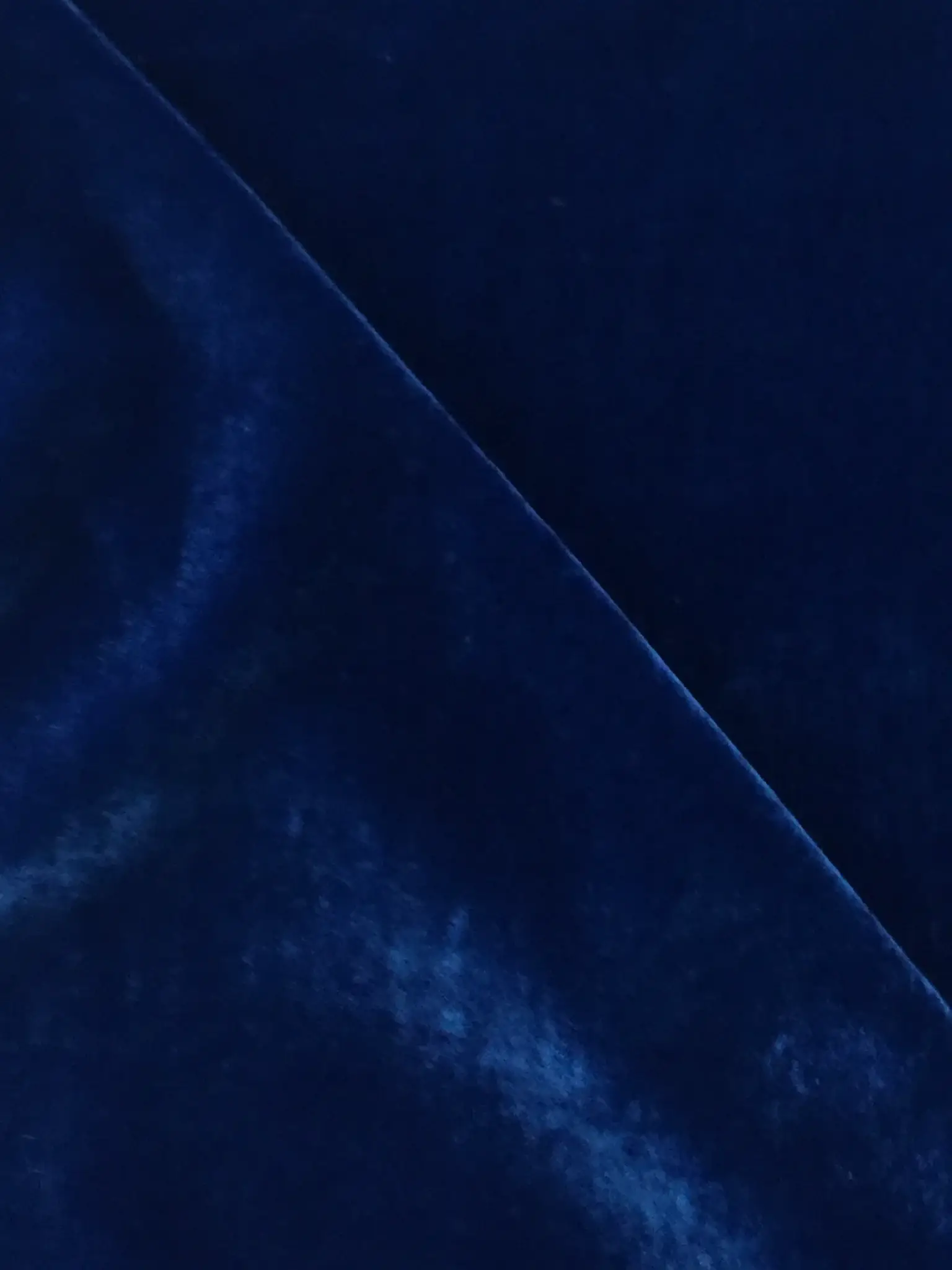 Silk Rayon Velvet in Lapis