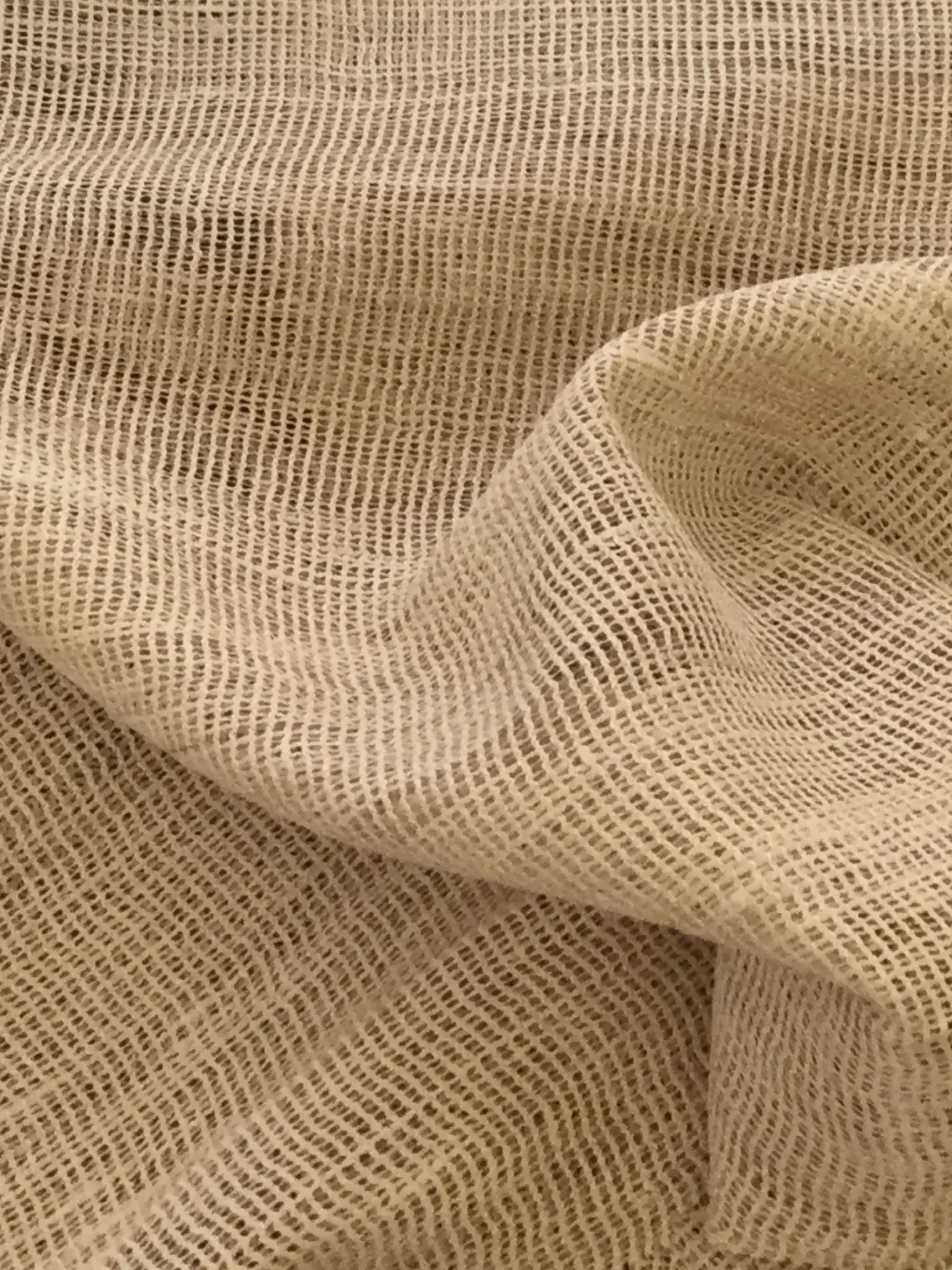 Silk Mesh in oatmeal