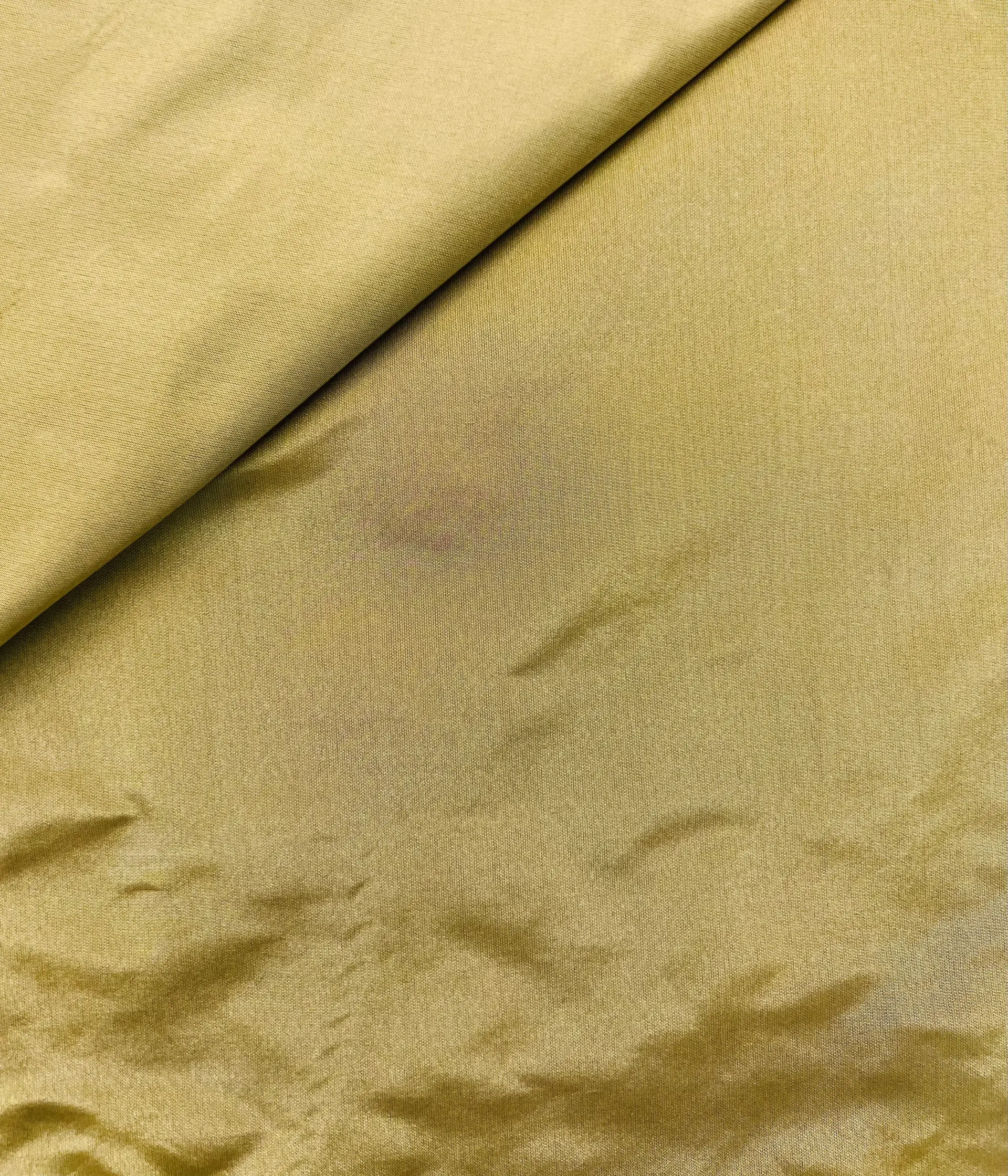 Pure Silk Taffeta in Golden Wheat