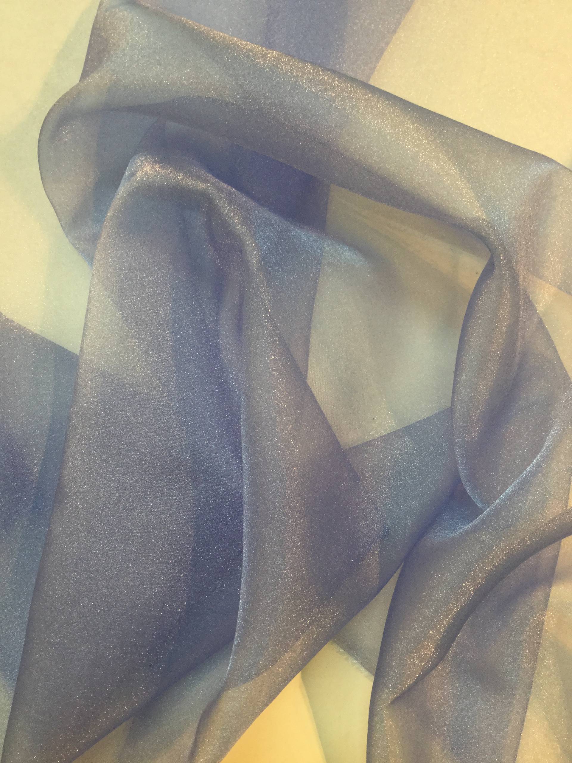 SPARKLE NYLON ORGANZA in PERIWINKLE