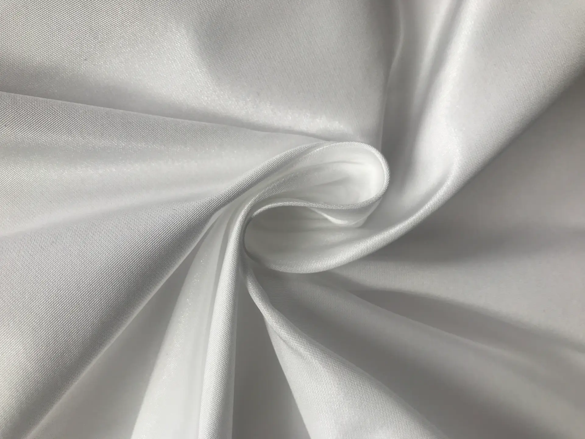 off white poly taffeta in swirl